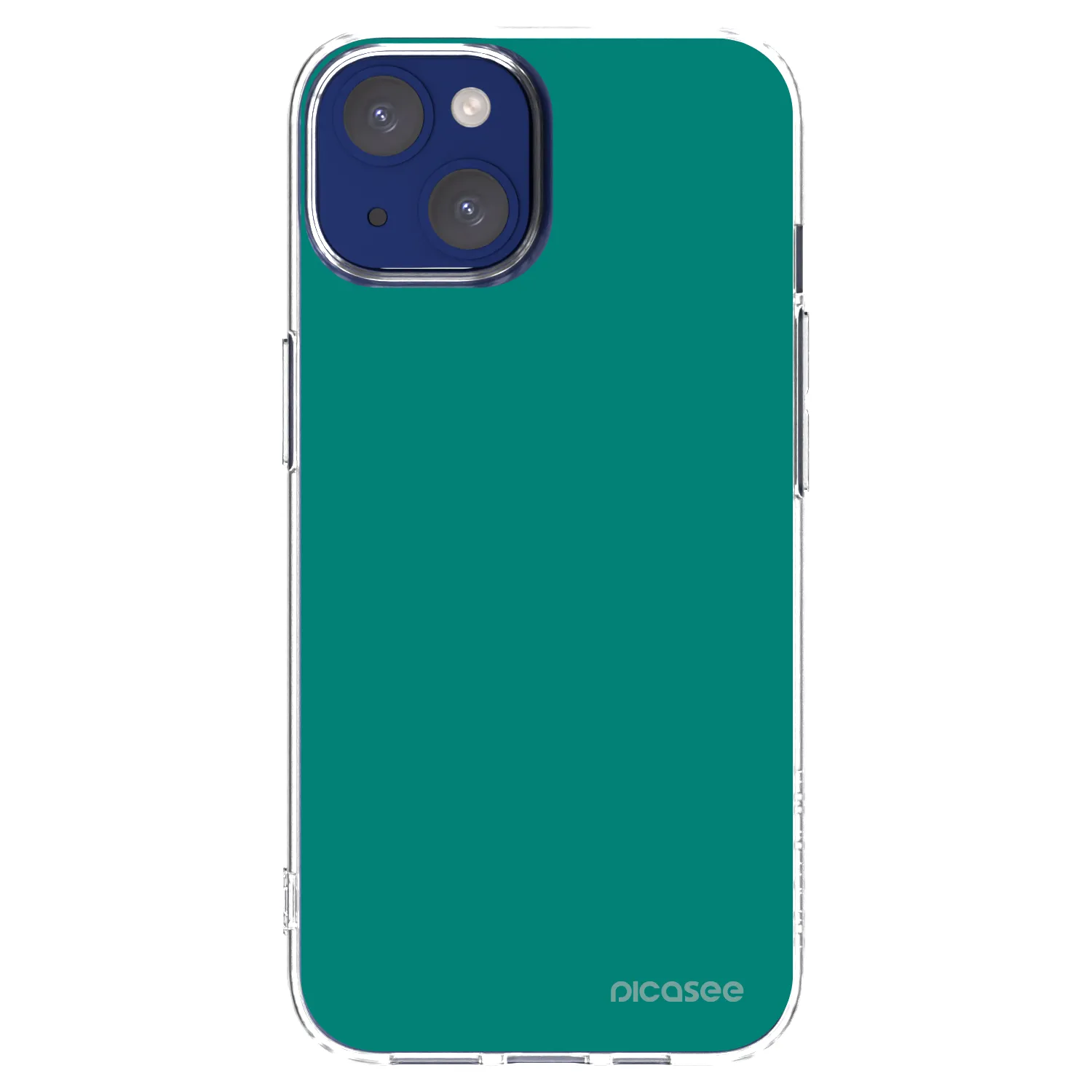 Picasee silikonski prozorni ovitek za Apple iPhone 14 - Emerald Mist