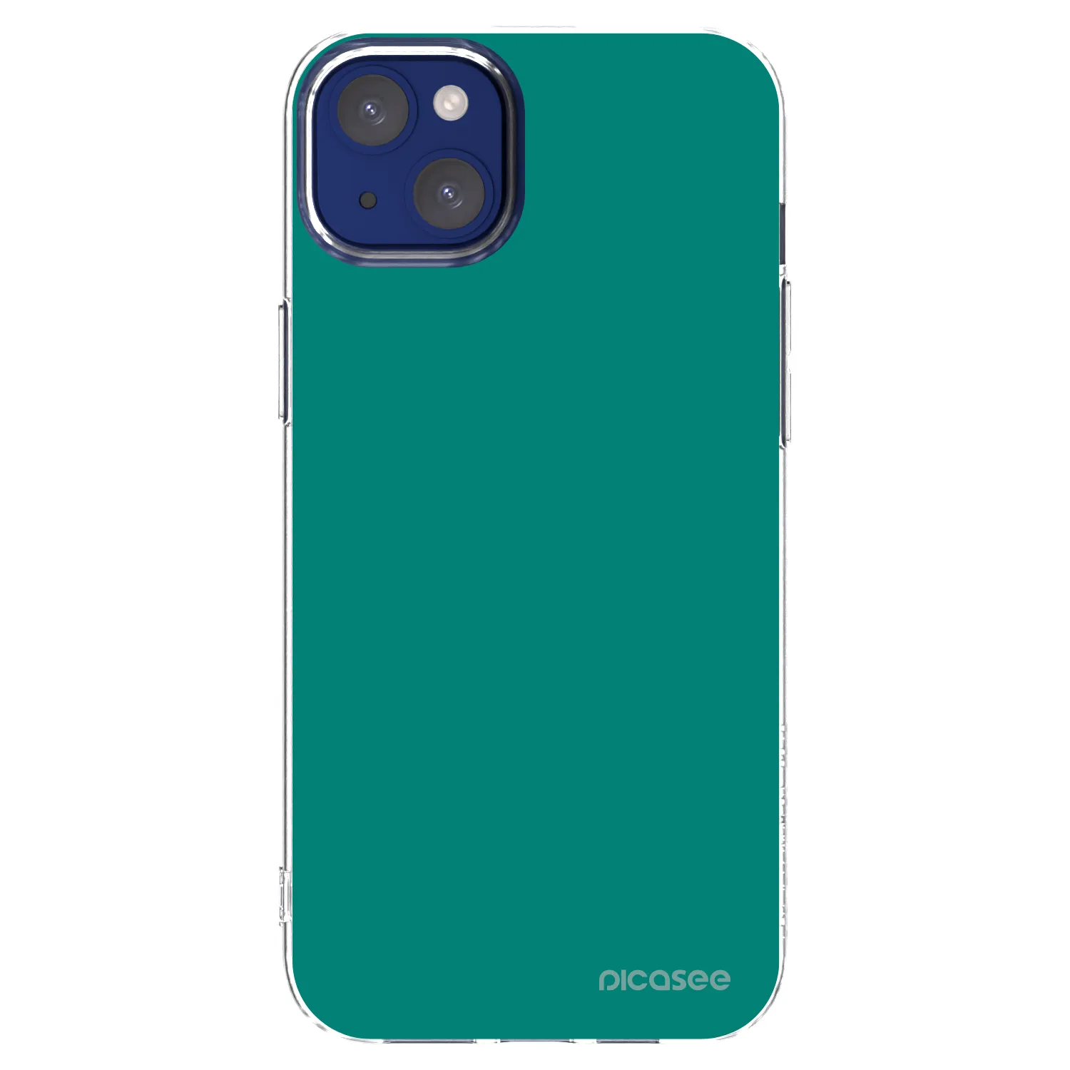 Picasee silikonski prozorni ovitek za Apple iPhone 14 Plus - Emerald Mist