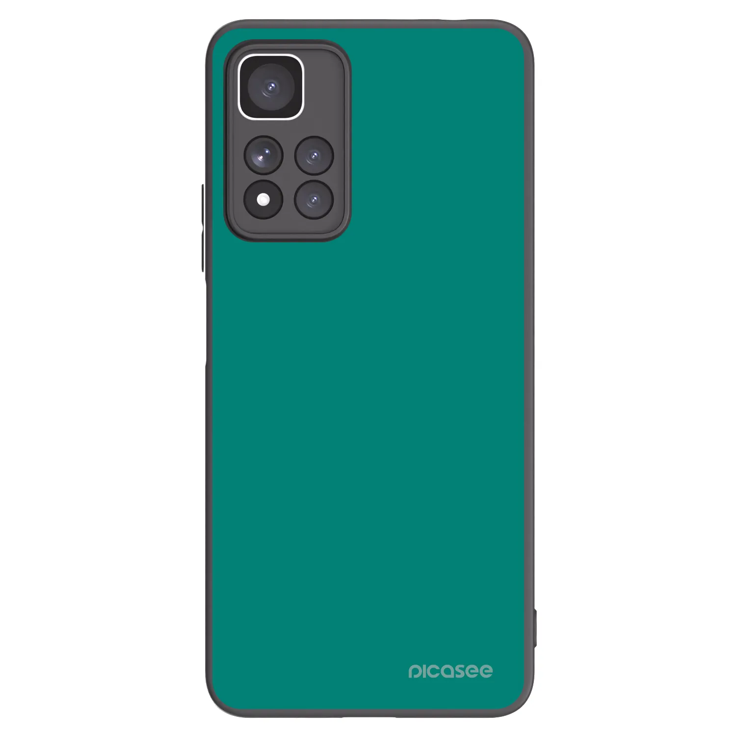 Picasee silikonski črni ovitek za Xiaomi Redmi Note 11 Pro+ 5G - Emerald Mist