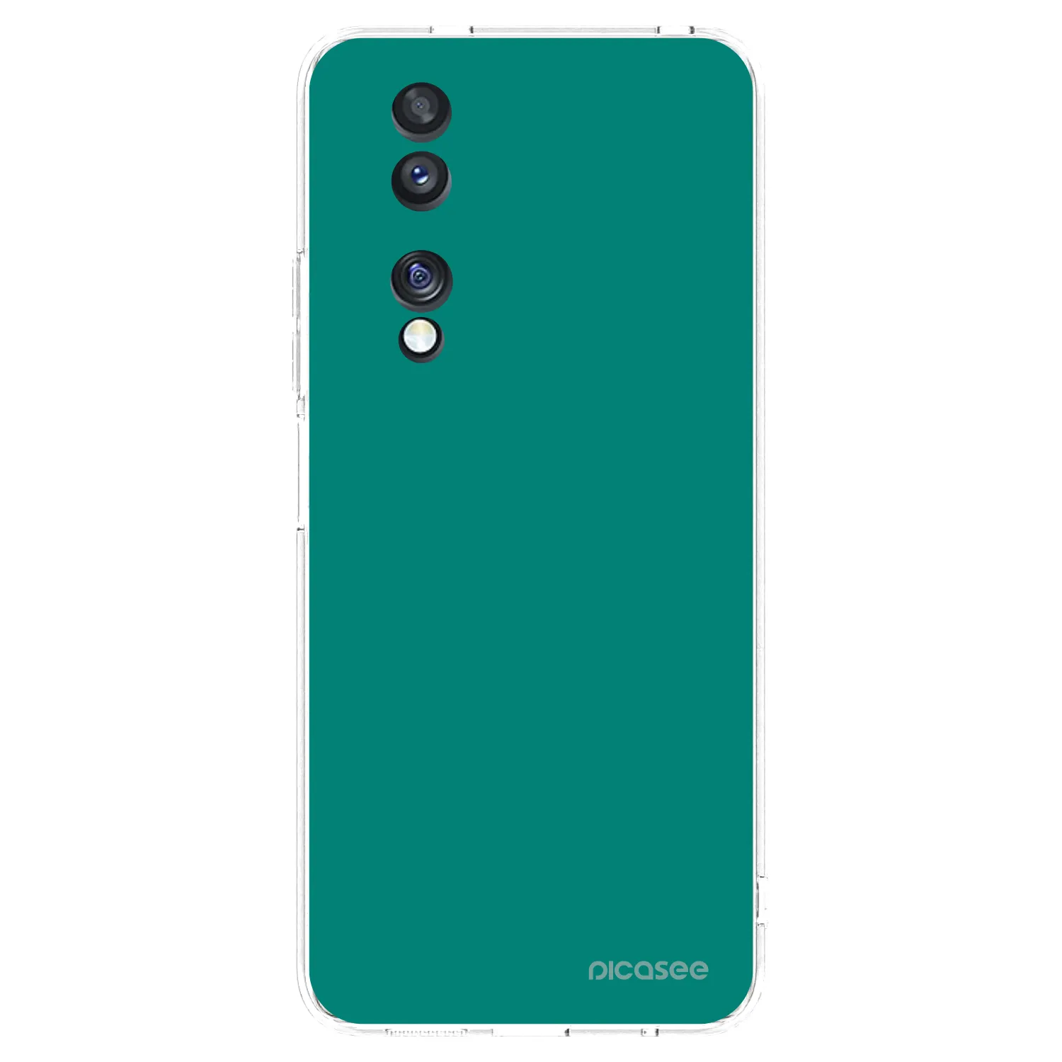 Picasee silikonski prozorni ovitek za Honor 70 - Emerald Mist
