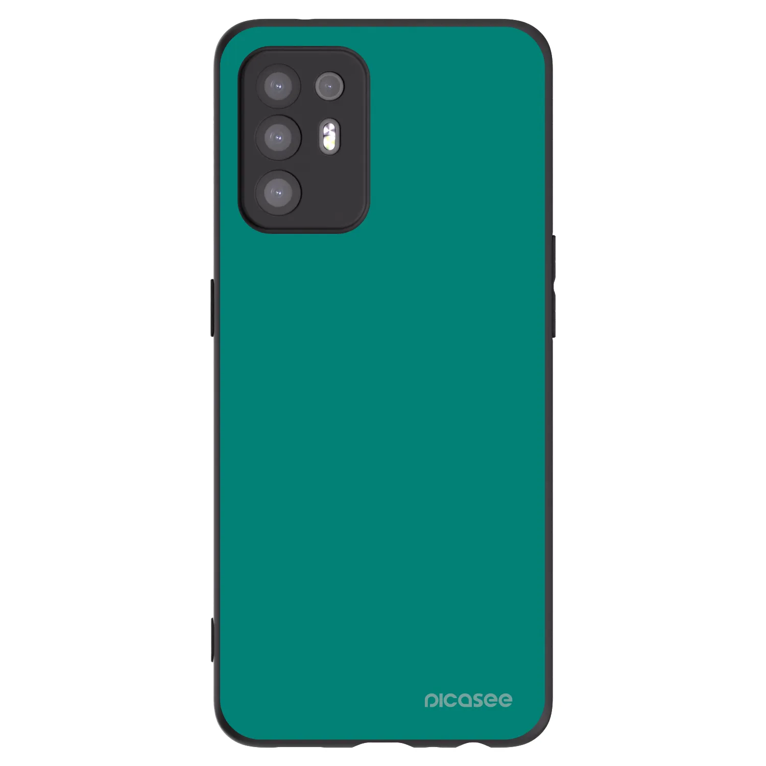 Picasee silikonski črni ovitek za OPPO A94 5G - Emerald Mist