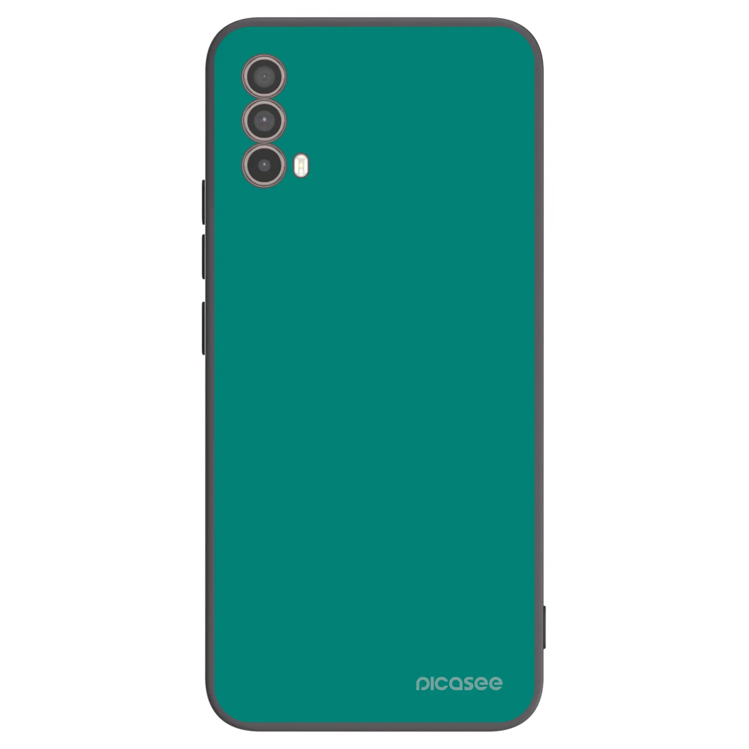 Picasee silikonski črni ovitek za Motorola Moto E40 - Emerald Mist