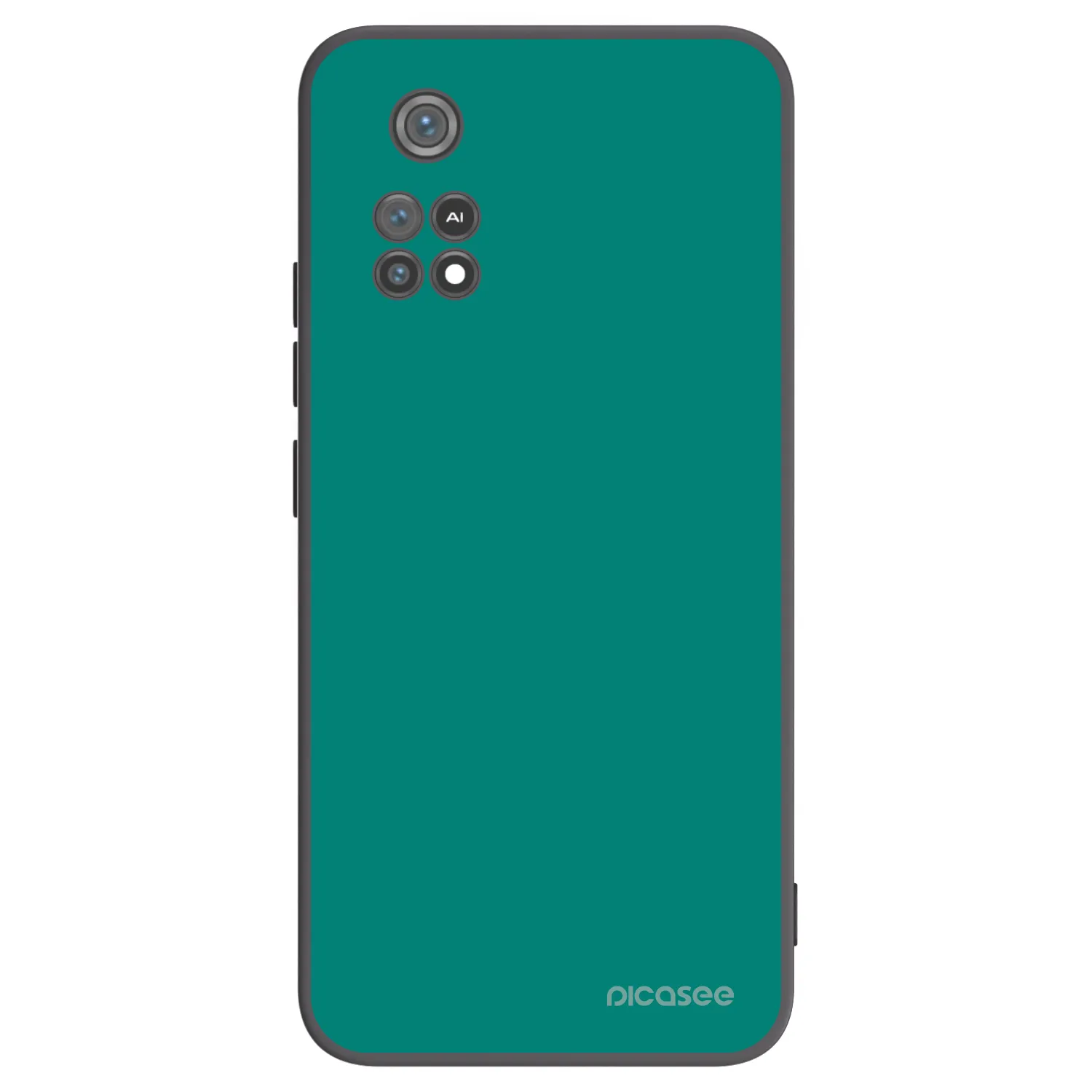 Picasee silikonski črni ovitek za Xiaomi Poco M4 Pro - Emerald Mist