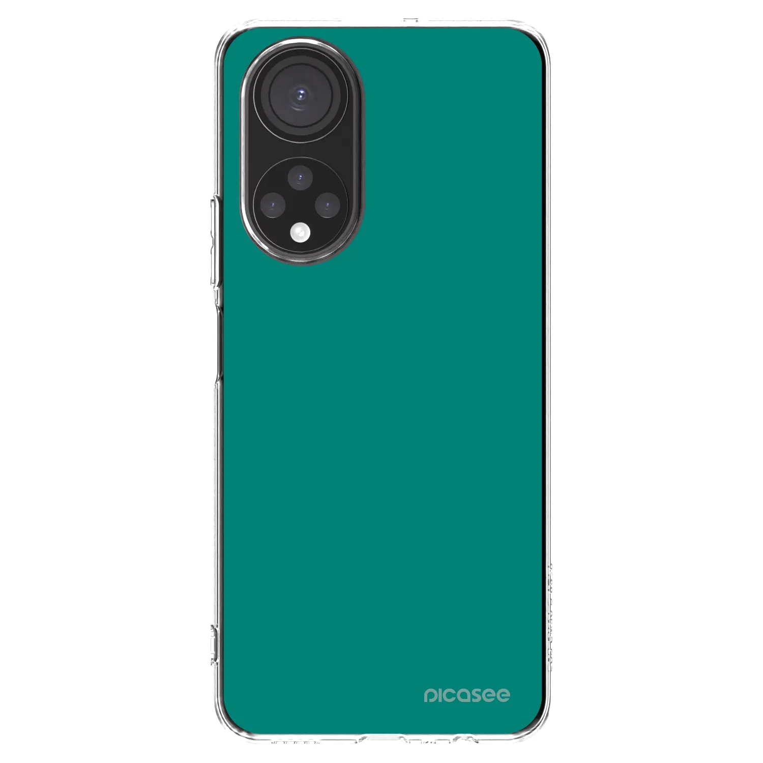 Picasee silikonski prozorni ovitek za Honor X7 - Emerald Mist