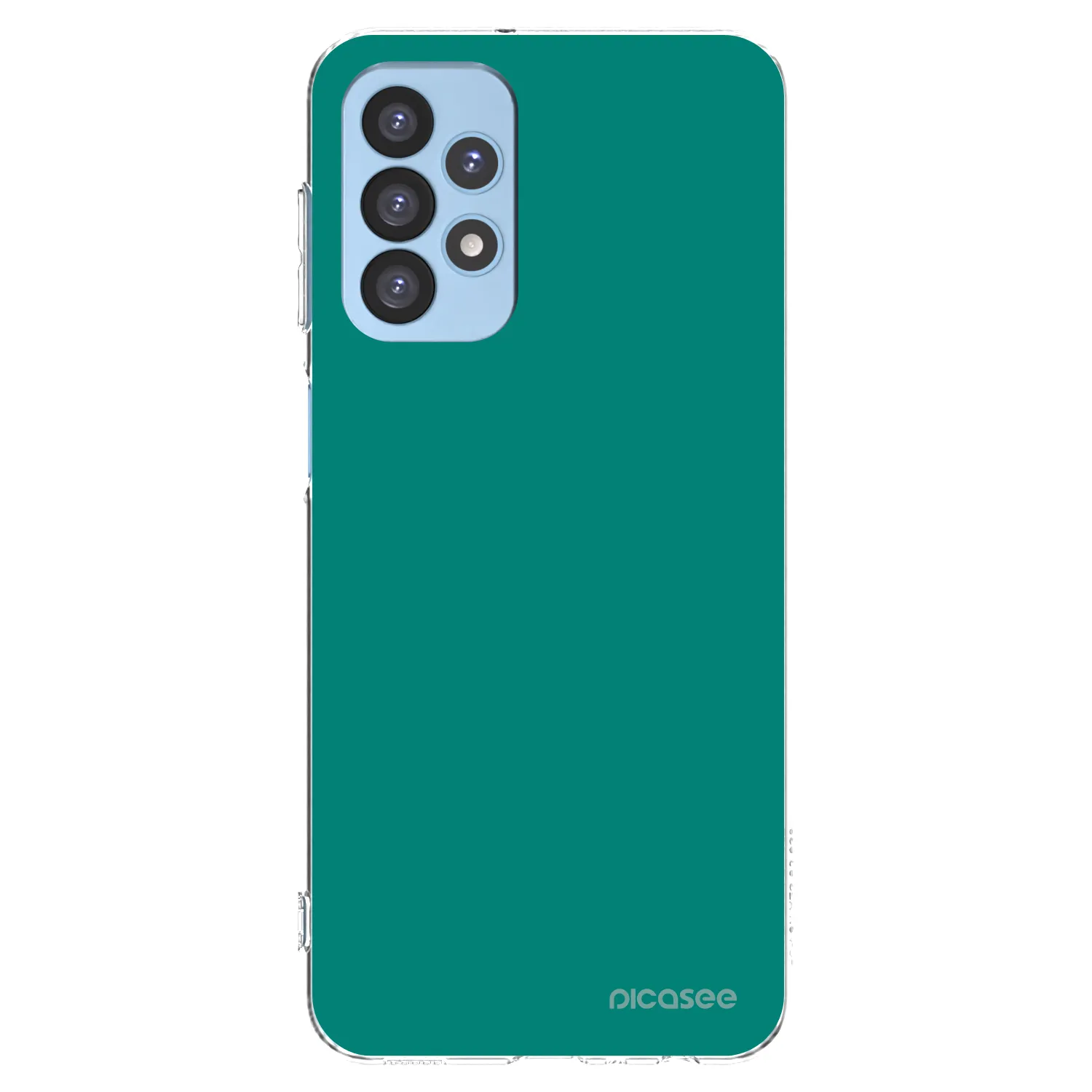 Picasee silikonski prozorni ovitek za Samsung Galaxy A23 A235F 4G - Emerald Mist