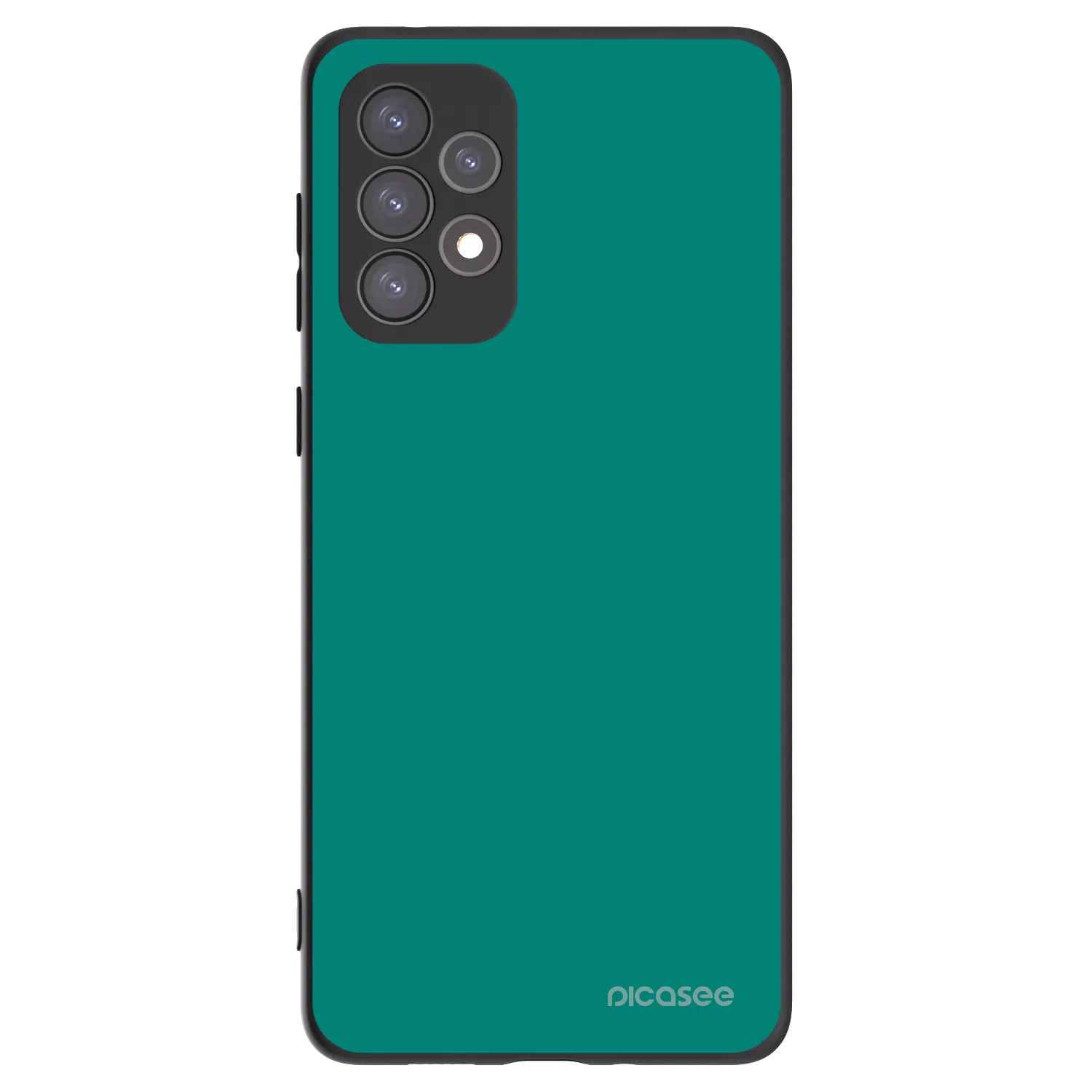 Picasee silikonski črni ovitek za Samsung Galaxy A73 5G - Emerald Mist