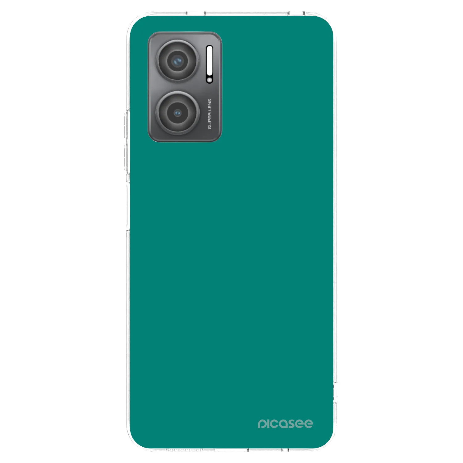 Picasee silikonski prozorni ovitek za Xiaomi Redmi 10 5G - Emerald Mist