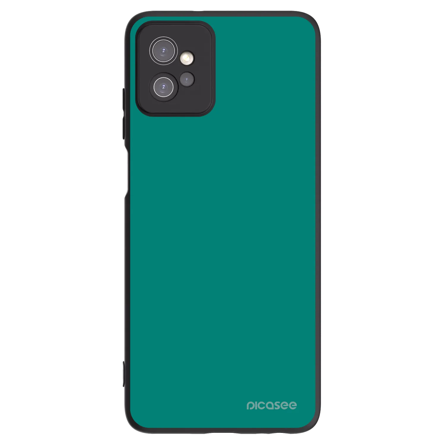 Picasee silikonski črni ovitek za Motorola Moto G32 - Emerald Mist