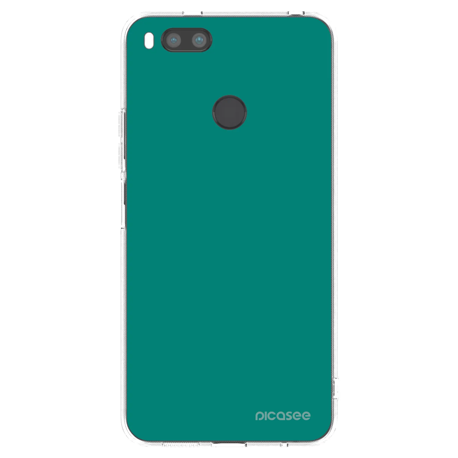 Picasee silikonski prozorni ovitek za Xiaomi Redmi A1 - Emerald Mist