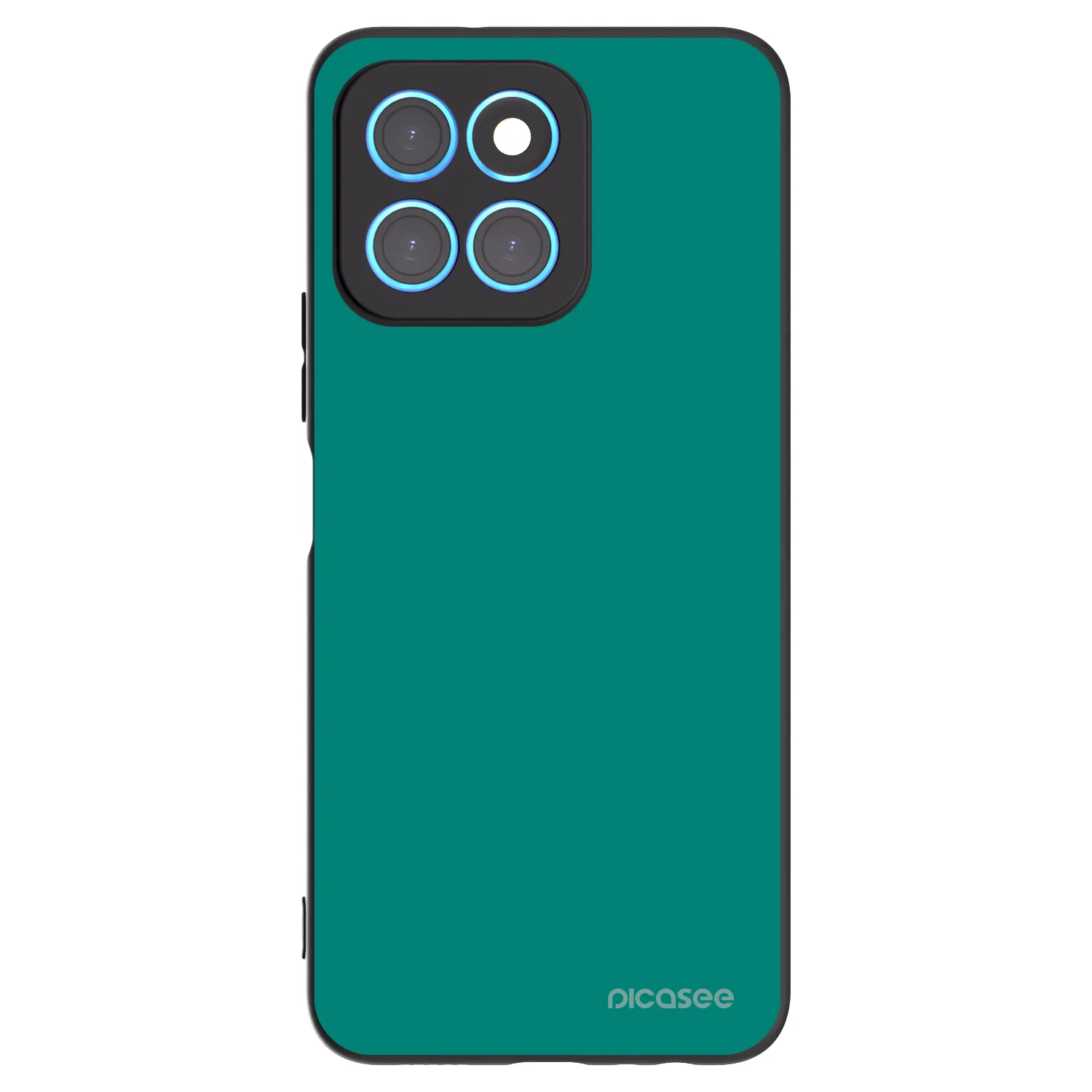 Picasee silikonski črni ovitek za Honor X8 5G - Emerald Mist