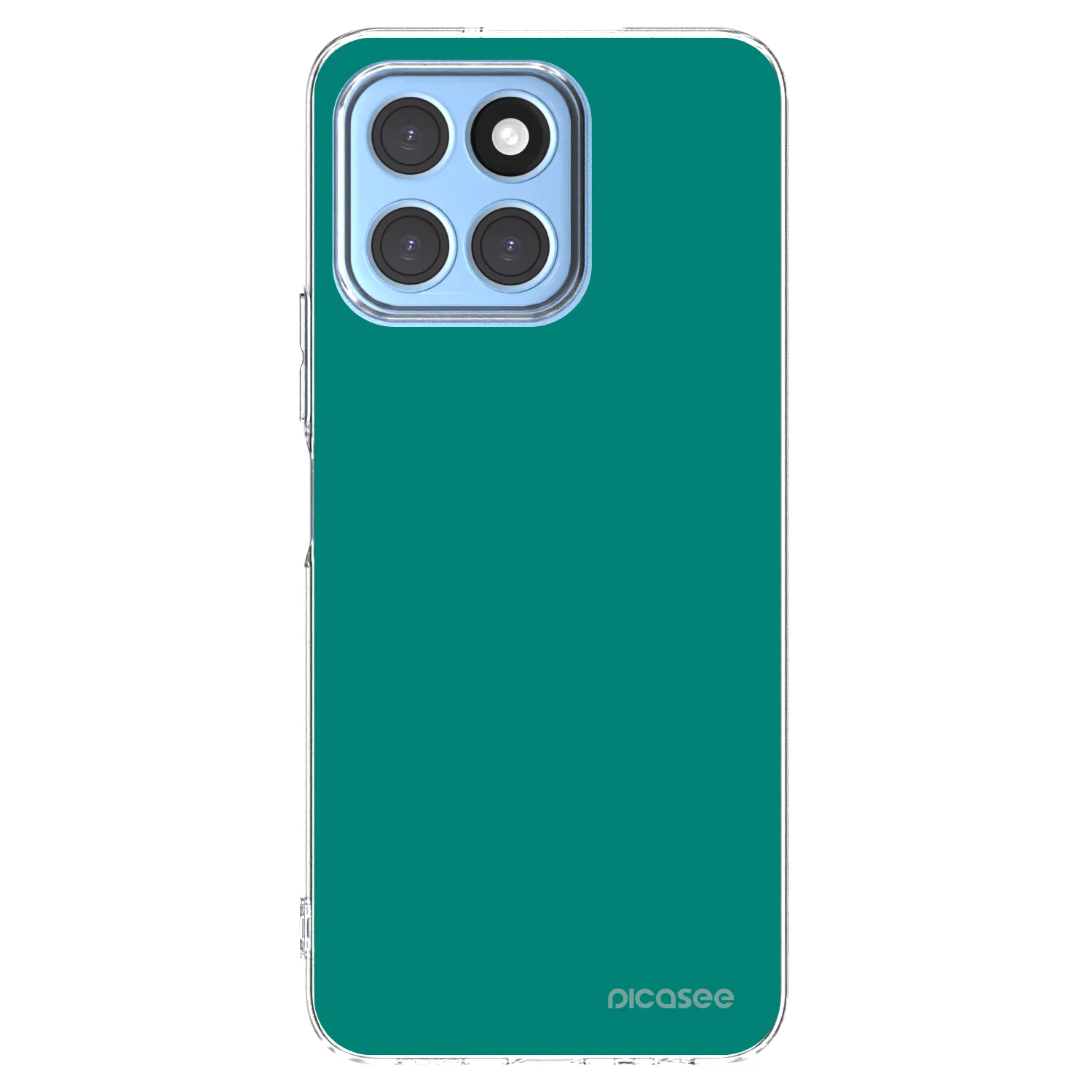 Picasee silikonski prozorni ovitek za Honor X8 5G - Emerald Mist