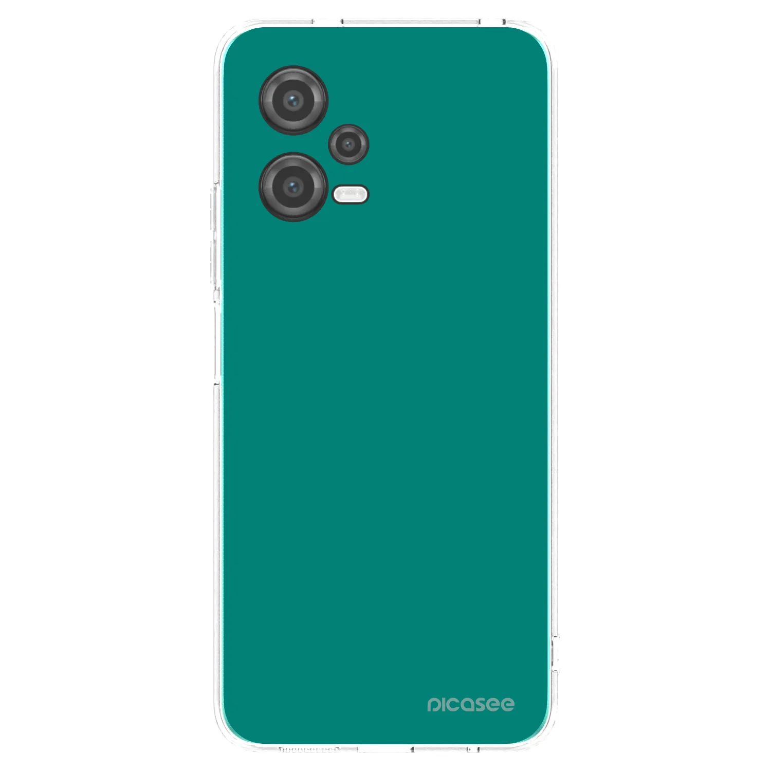 Picasee silikonski prozorni ovitek za Xiaomi Poco X5 - Emerald Mist