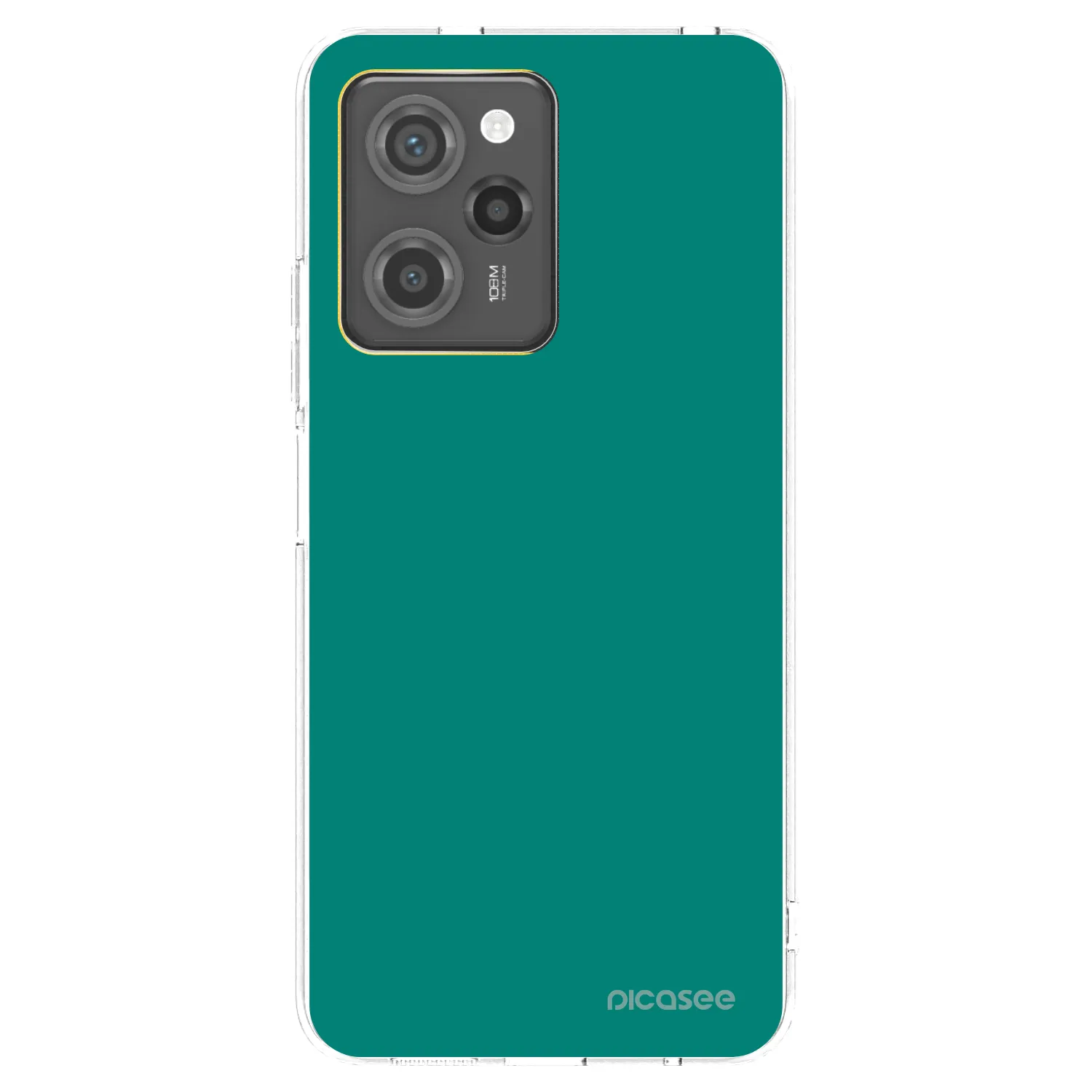 Picasee silikonski prozorni ovitek za Xiaomi Poco X5 Pro - Emerald Mist