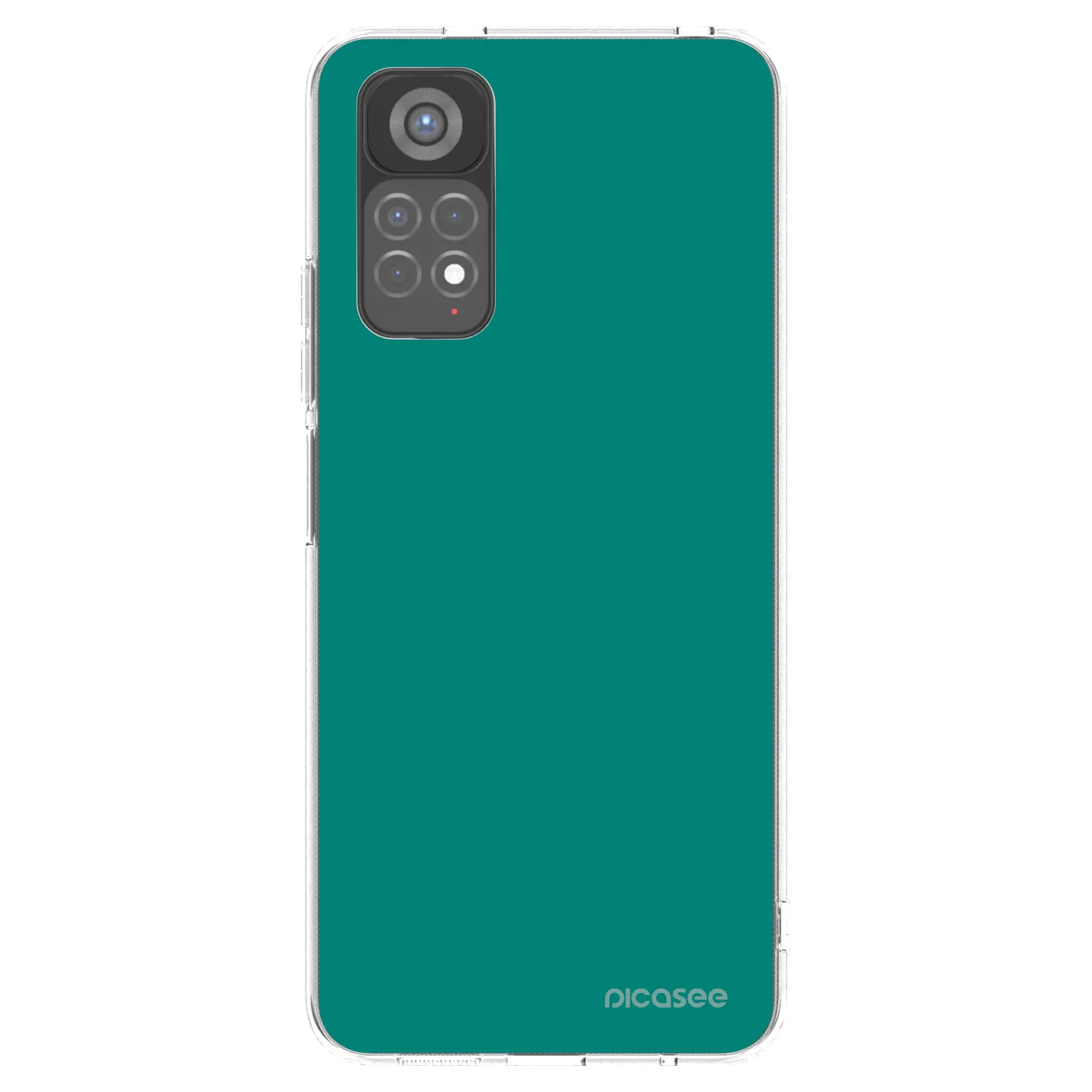 Picasee silikonski prozorni ovitek za Xiaomi Redmi Note 11S 5G - Emerald Mist