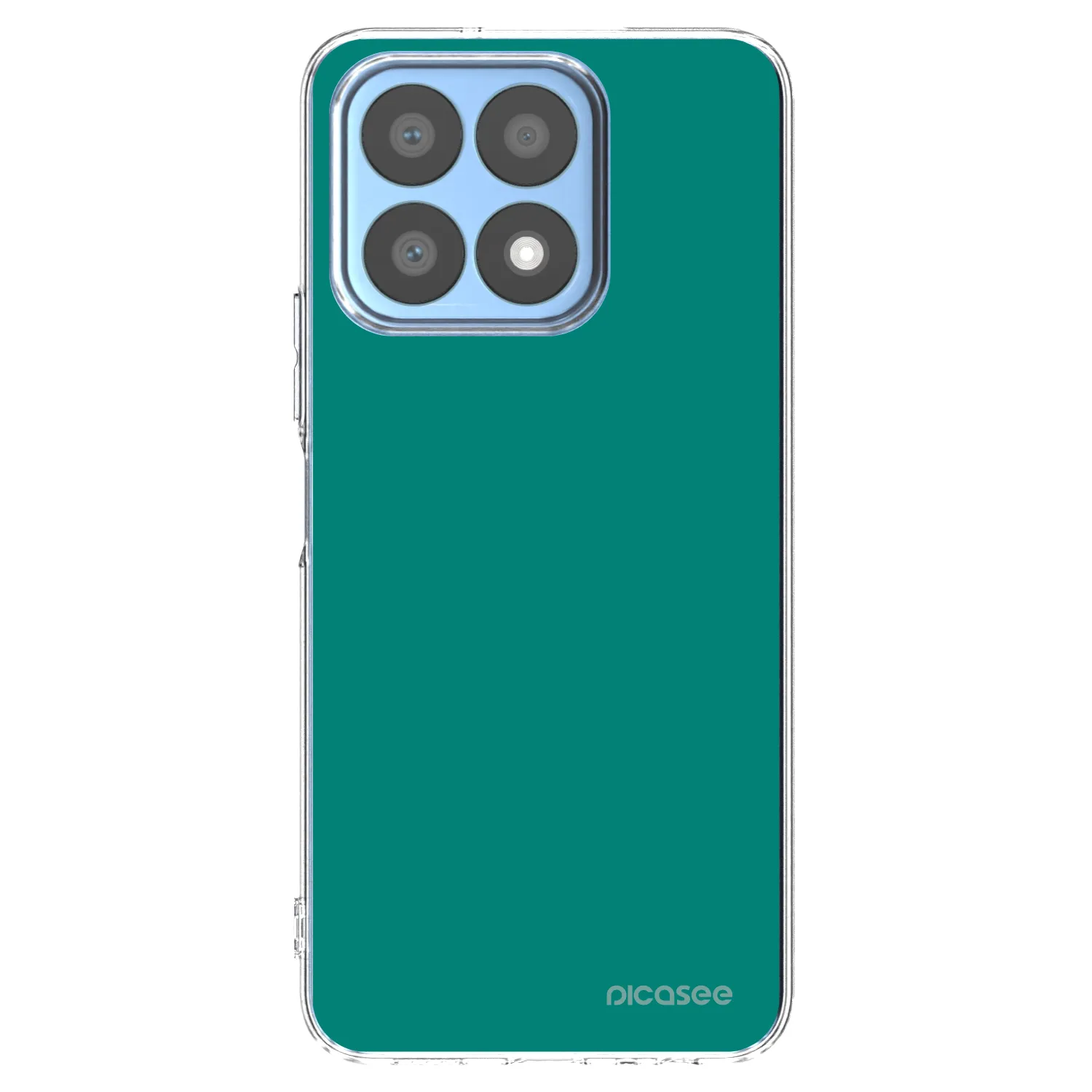 Picasee silikonski prozorni ovitek za Honor X8a - Emerald Mist