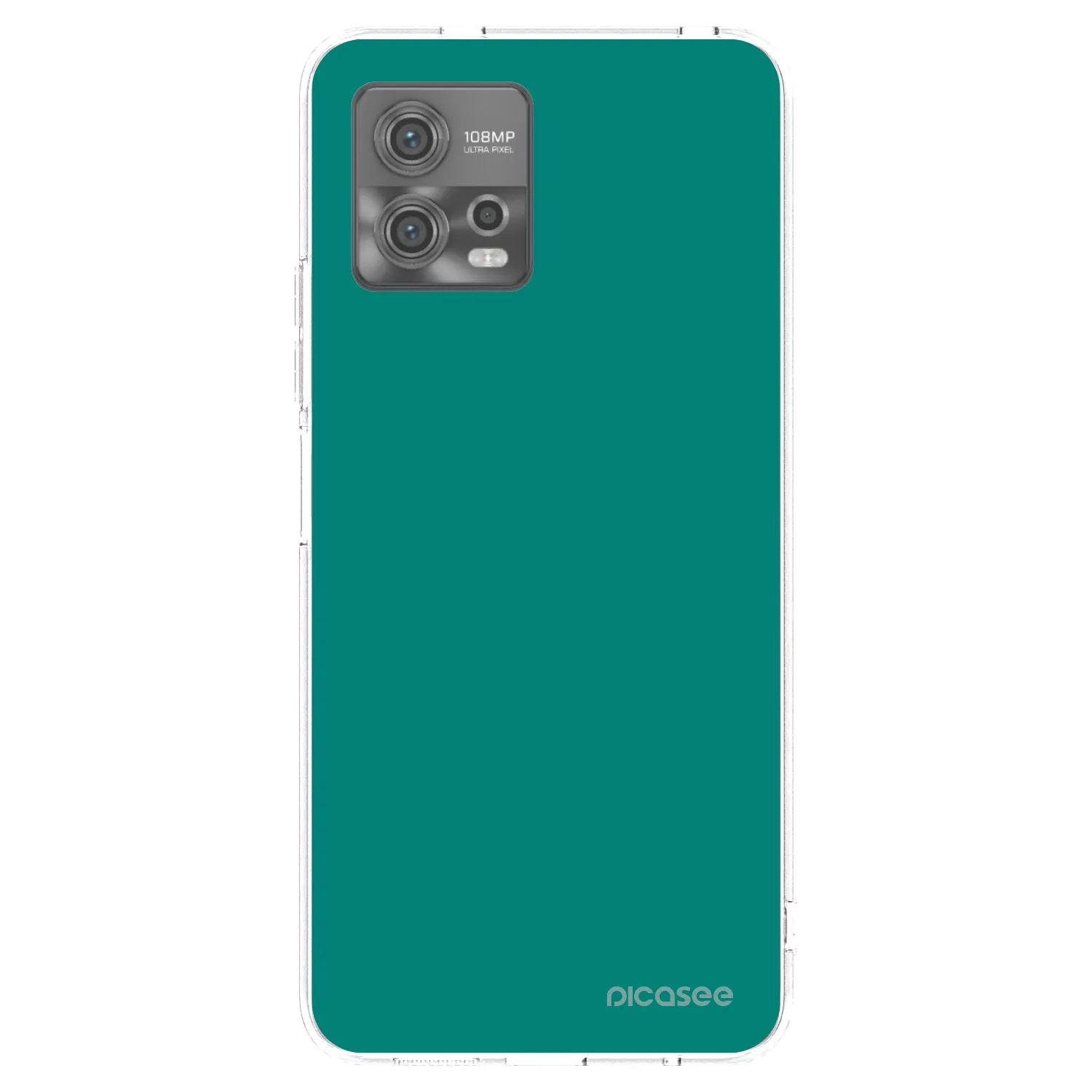 Picasee silikonski prozorni ovitek za Motorola Moto G72 - Emerald Mist