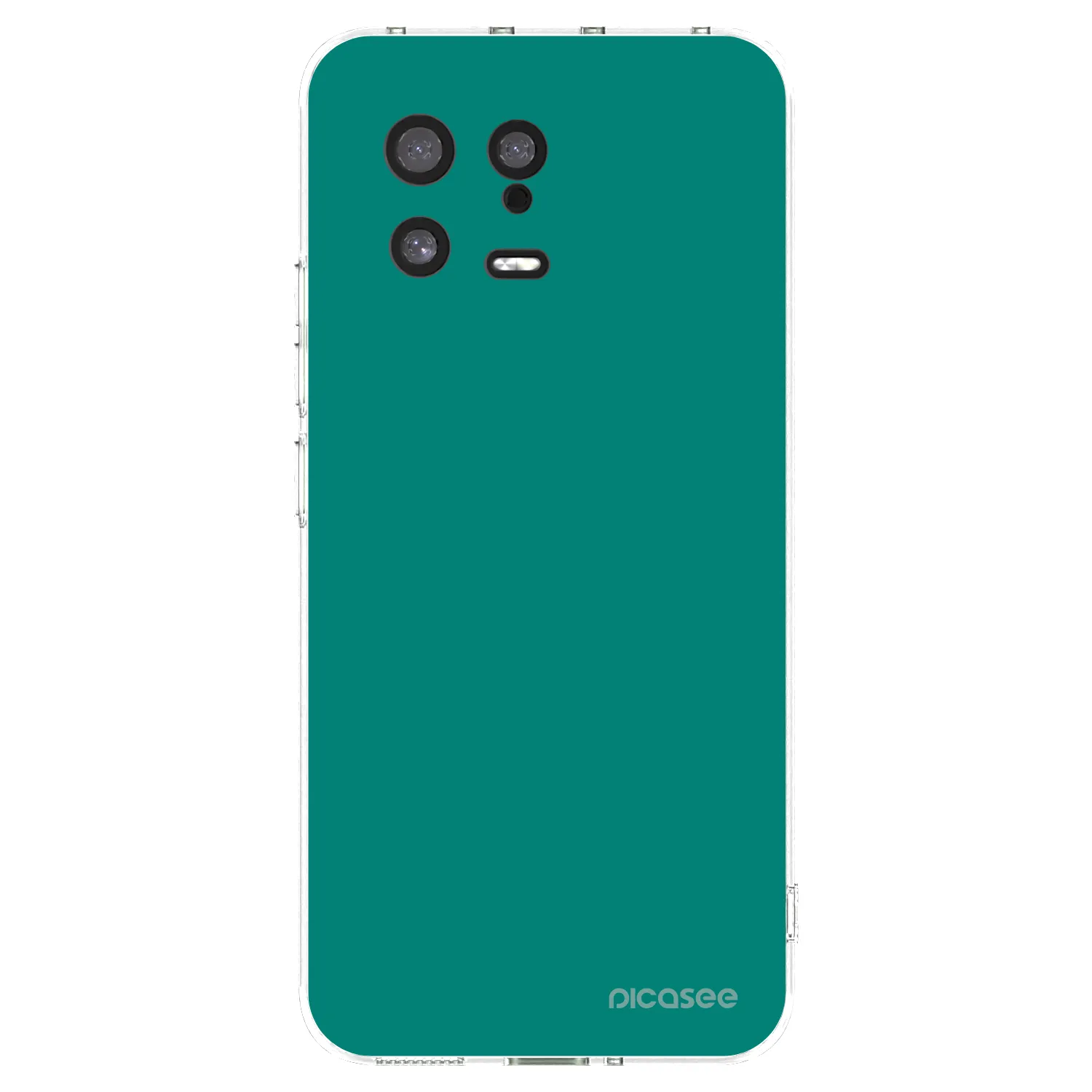 Picasee silikonski prozorni ovitek za Xiaomi 13 - Emerald Mist