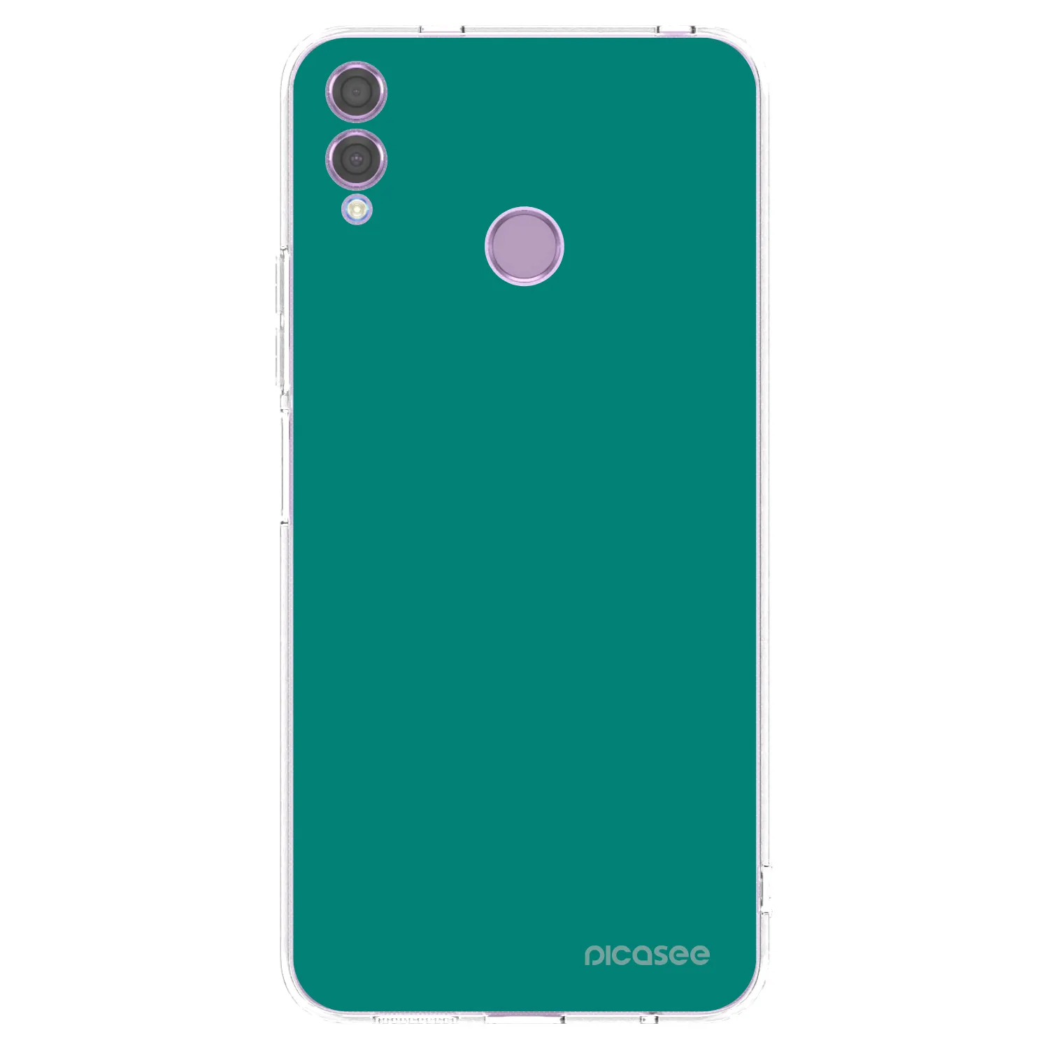 Picasee silikonski prozorni ovitek za Honor 8X - Emerald Mist