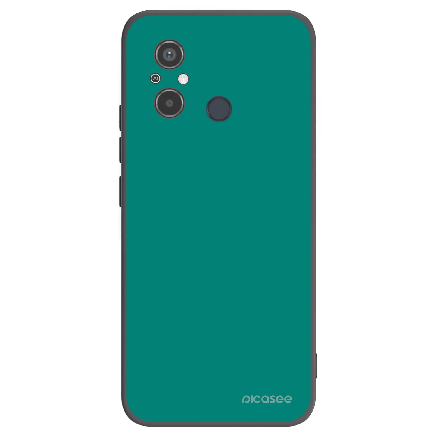 Picasee silikonski črni ovitek za Xiaomi Redmi 12C - Emerald Mist
