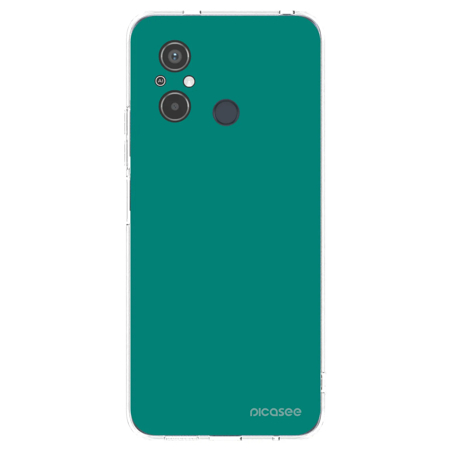 Picasee silikonski prozorni ovitek za Xiaomi Redmi 12C - Emerald Mist