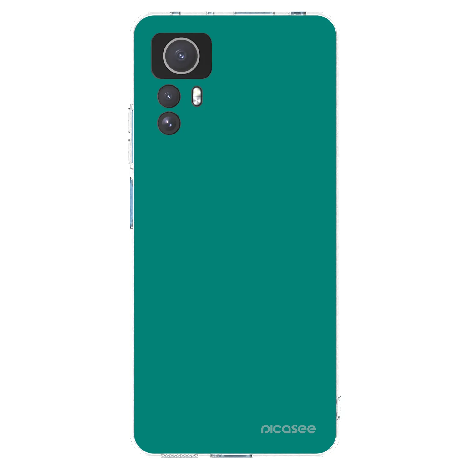 Picasee silikonski prozorni ovitek za Xiaomi Redmi Note 12S - Emerald Mist