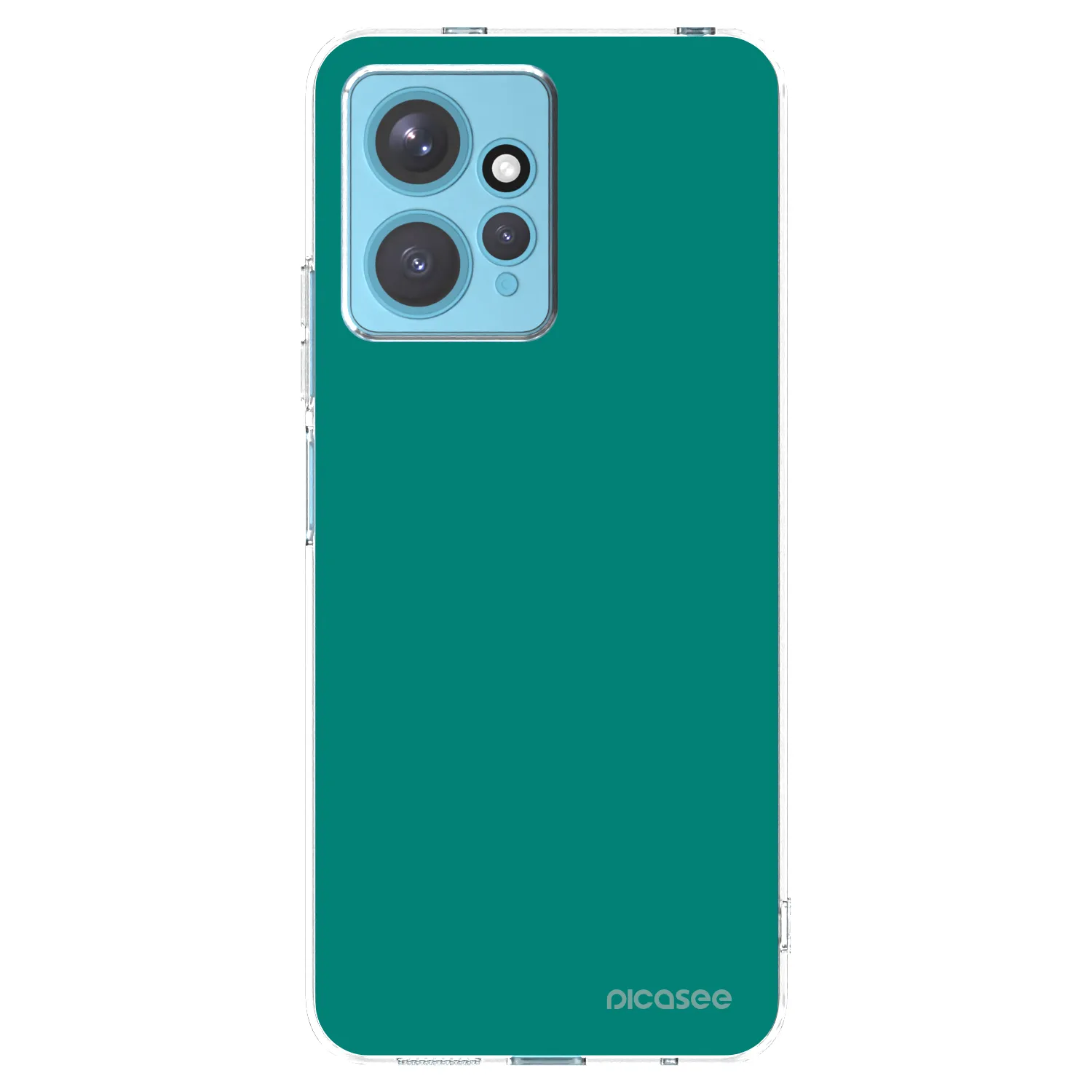 Picasee silikonski prozorni ovitek za Xiaomi Redmi Note 12 4G - Emerald Mist