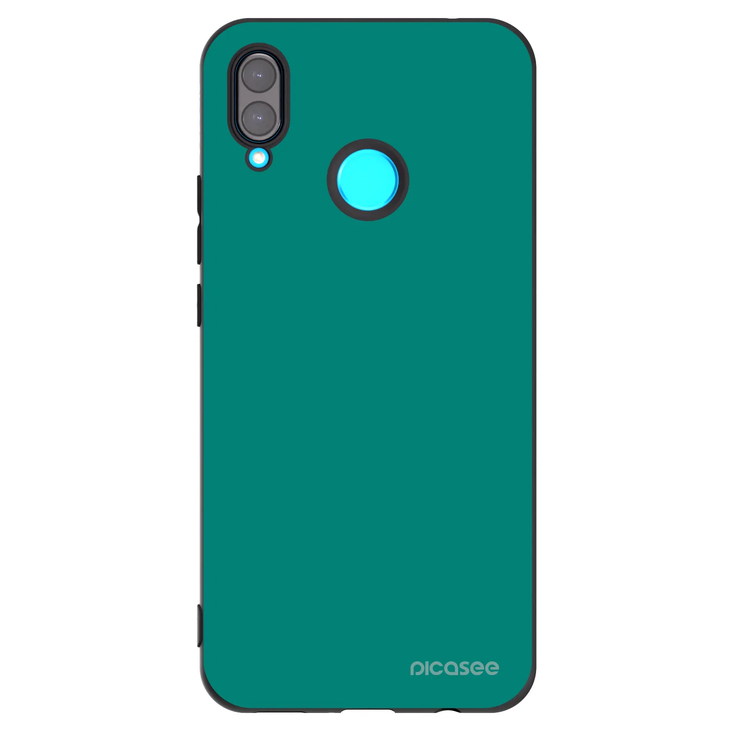 Picasee silikonski črni ovitek za Huawei Nova 3 - Emerald Mist