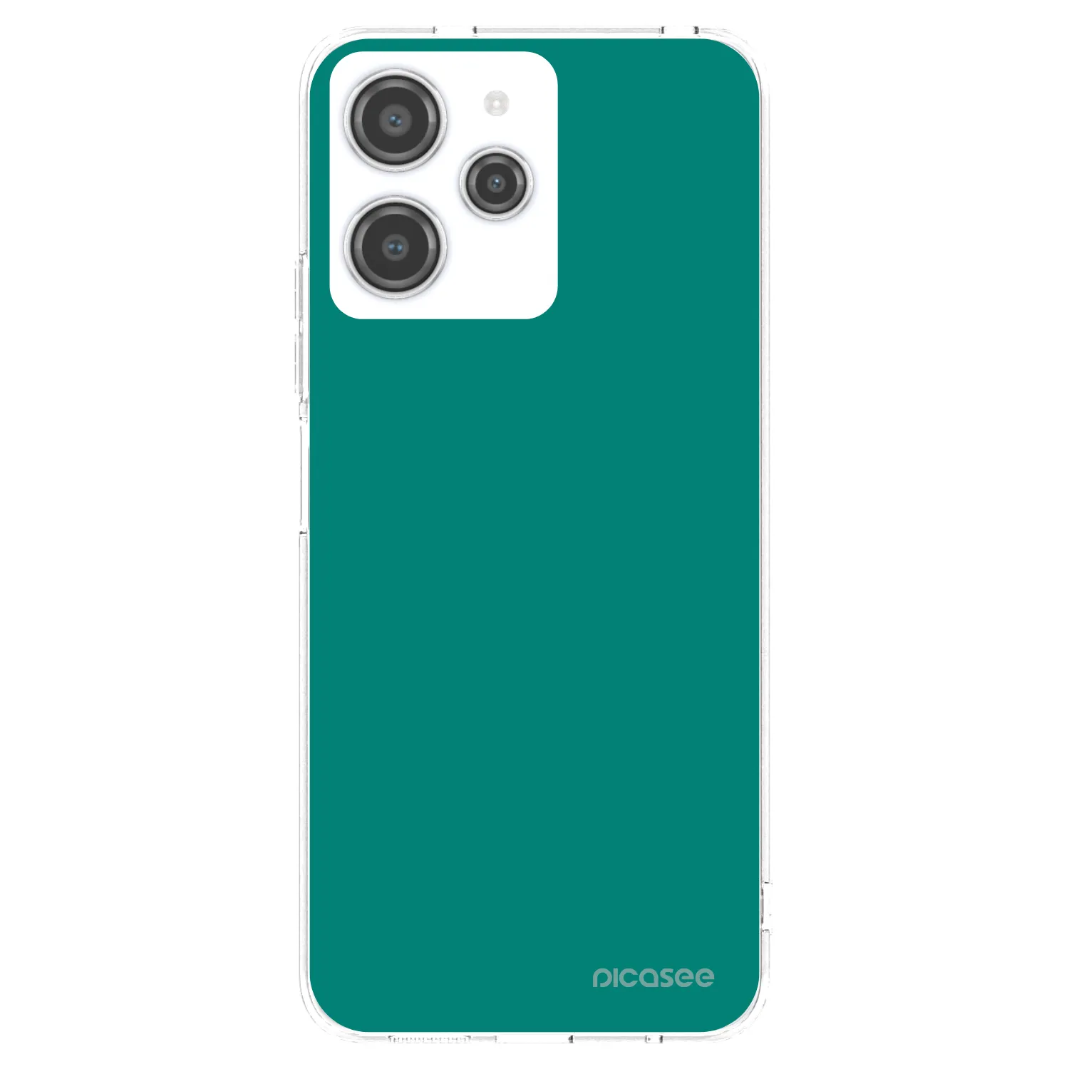 Picasee silikonski prozorni ovitek za Xiaomi Redmi 12 4G - Emerald Mist