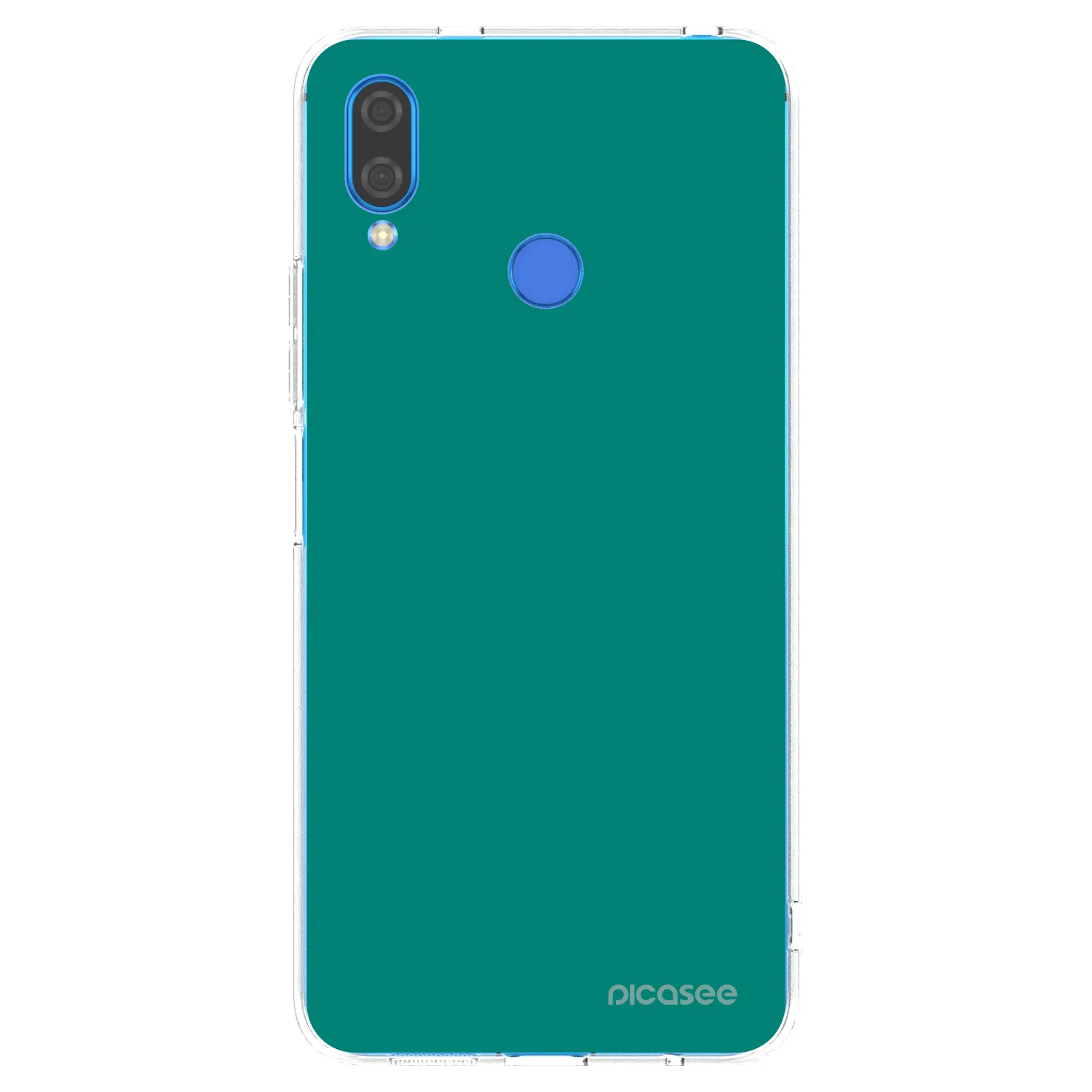 Picasee silikonski prozorni ovitek za Huawei Nova 3i - Emerald Mist