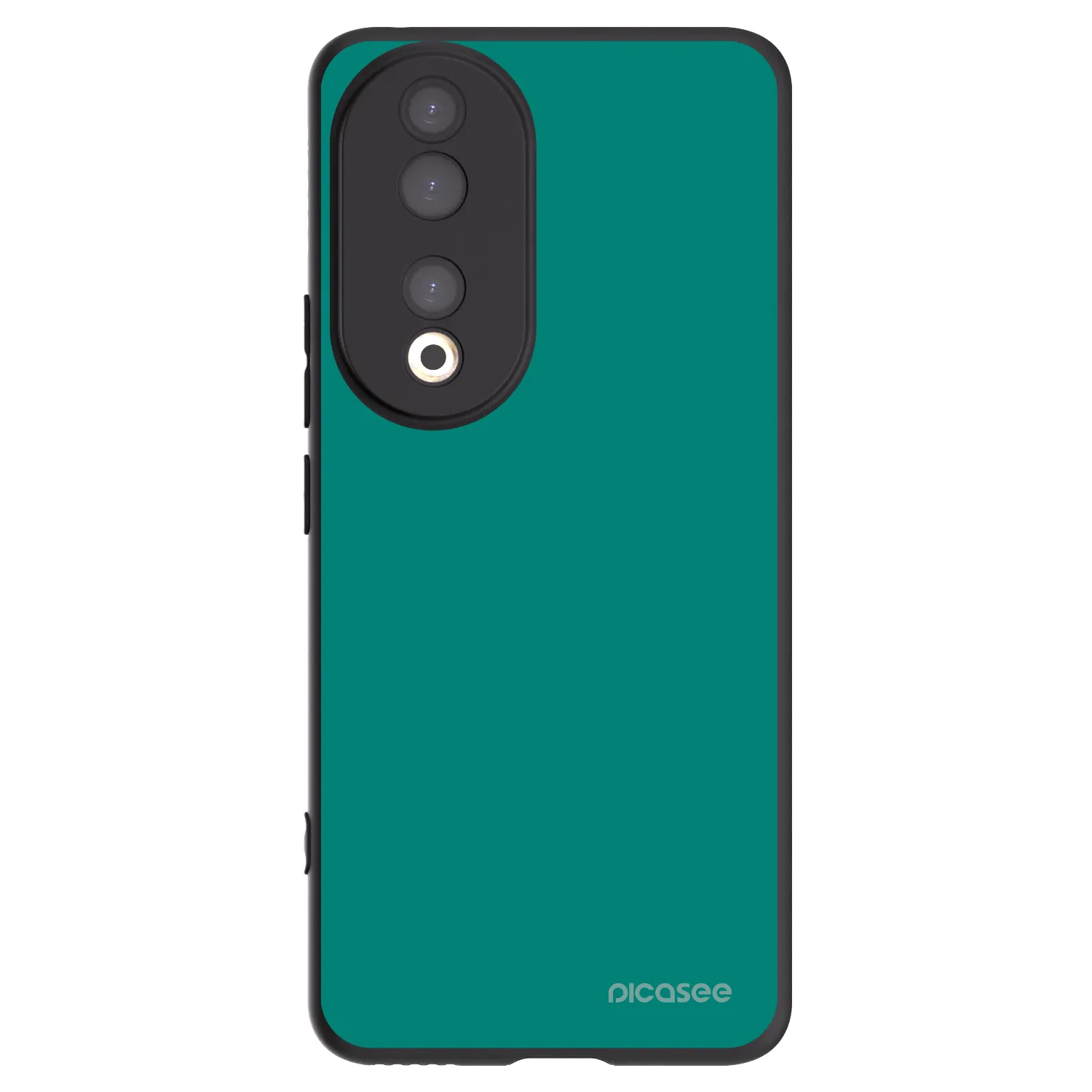 Picasee silikonski črni ovitek za Honor 90 5G - Emerald Mist