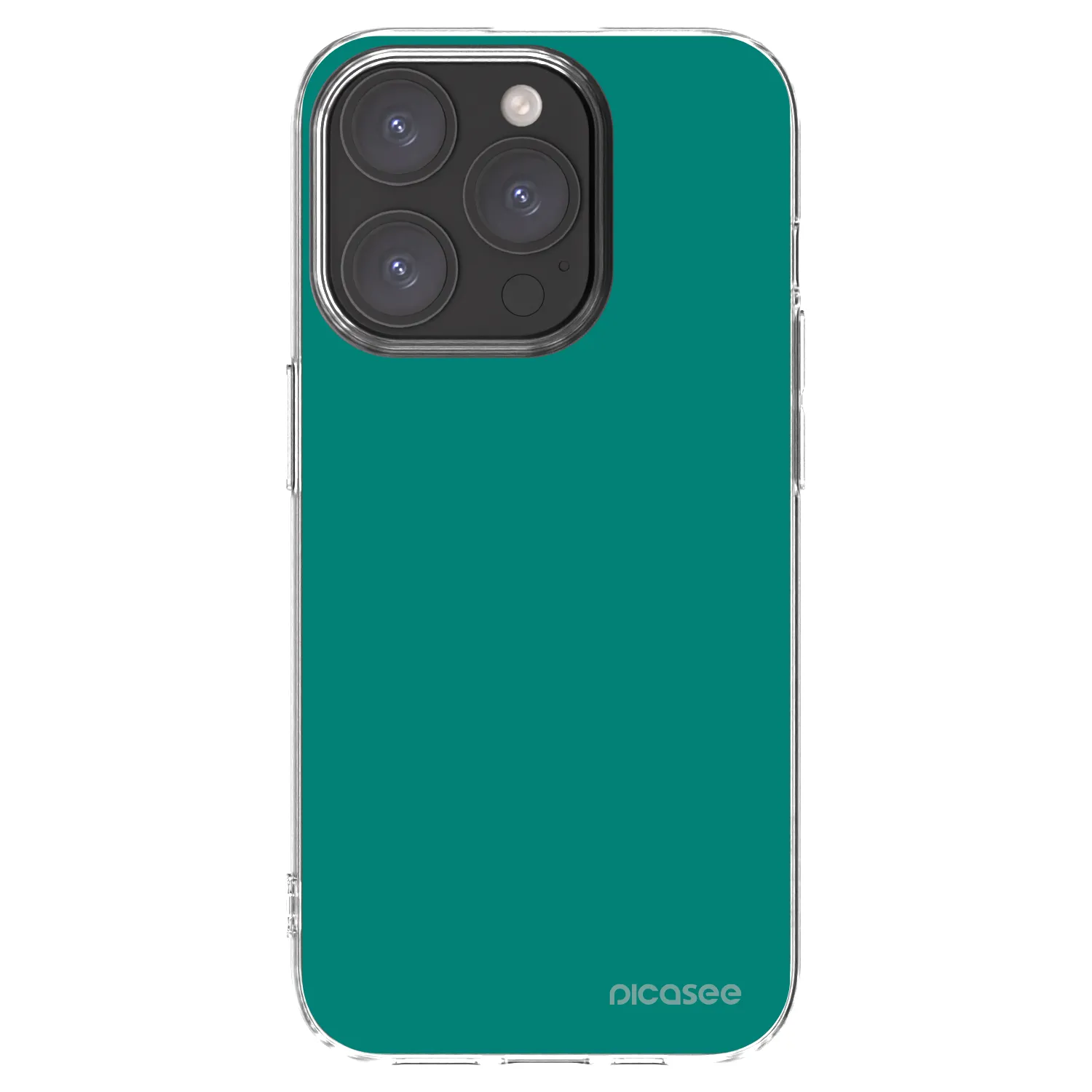Picasee silikonski prozorni ovitek za Apple iPhone 15 Pro - Emerald Mist
