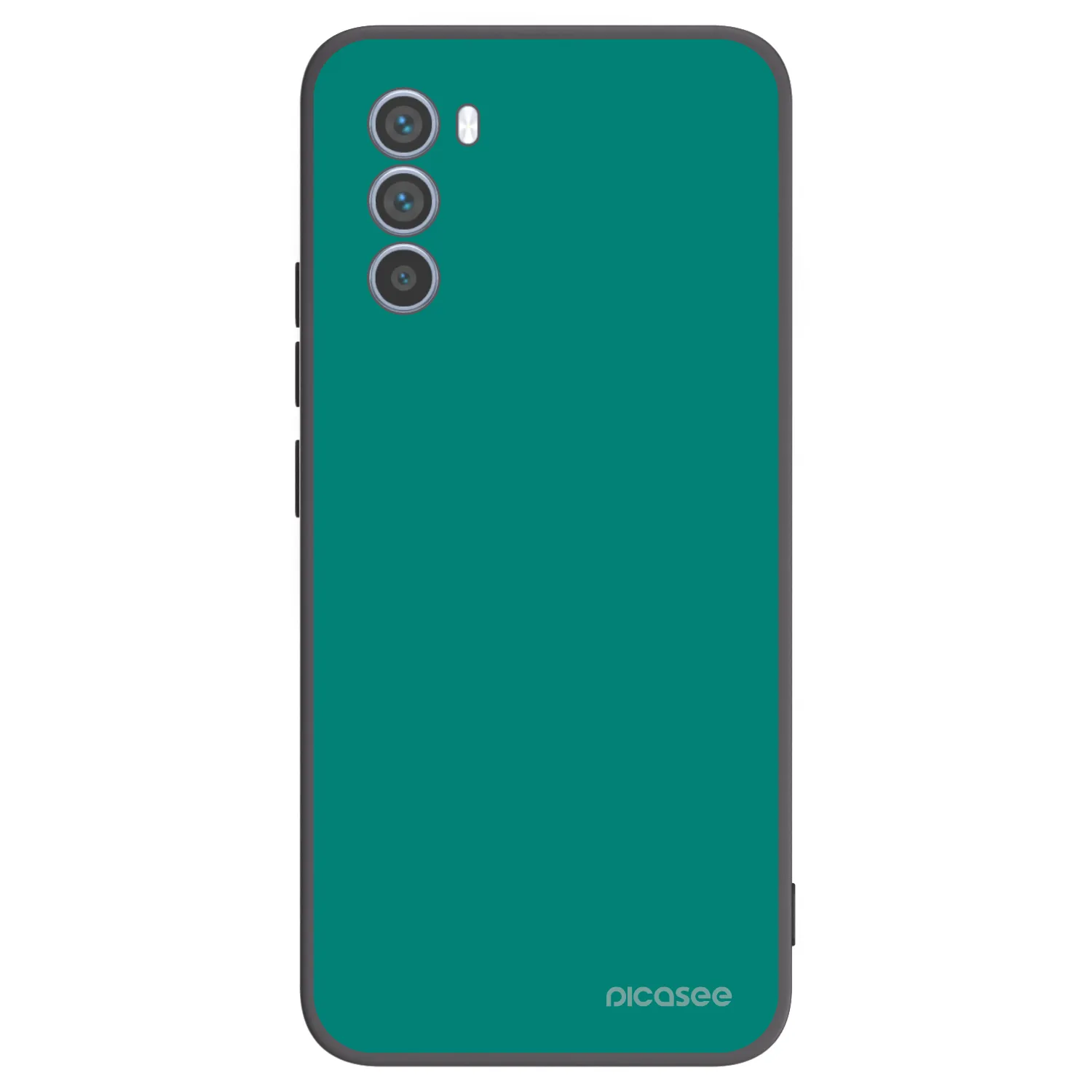 Picasee silikonski črni ovitek za Motorola Moto G62 - Emerald Mist