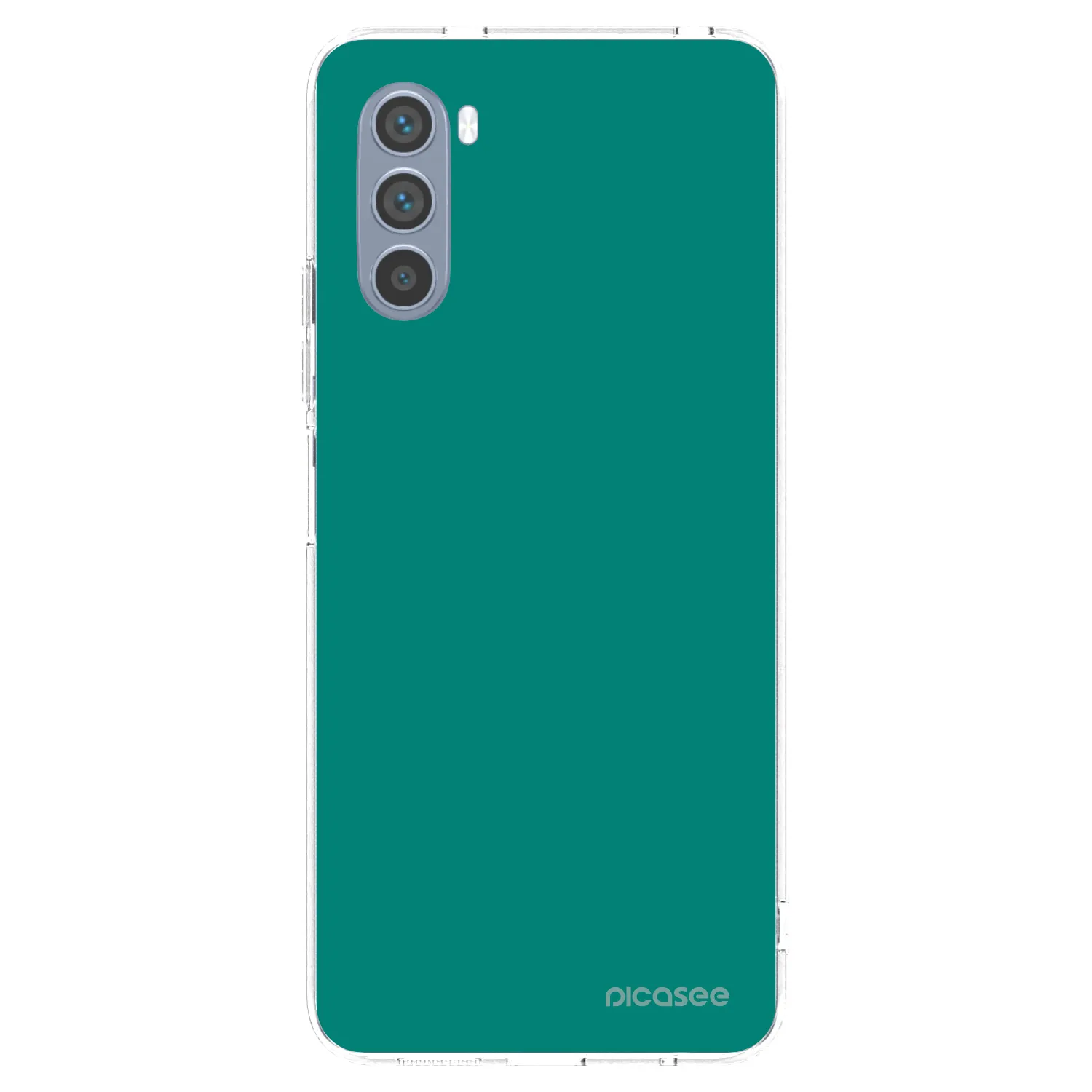 Picasee silikonski prozorni ovitek za Motorola Moto G62 - Emerald Mist