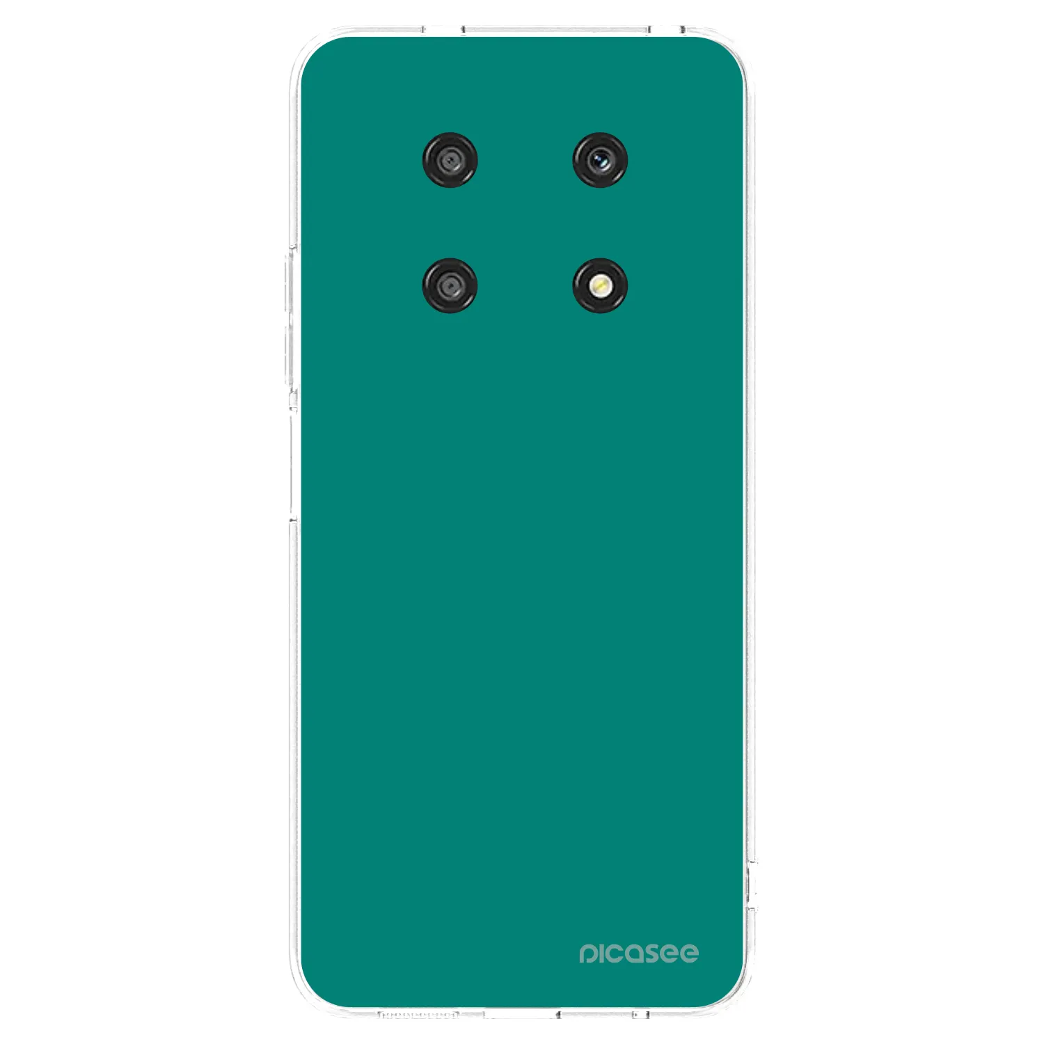 Picasee silikonski prozorni ovitek za Honor Magic4 Lite 5G - Emerald Mist