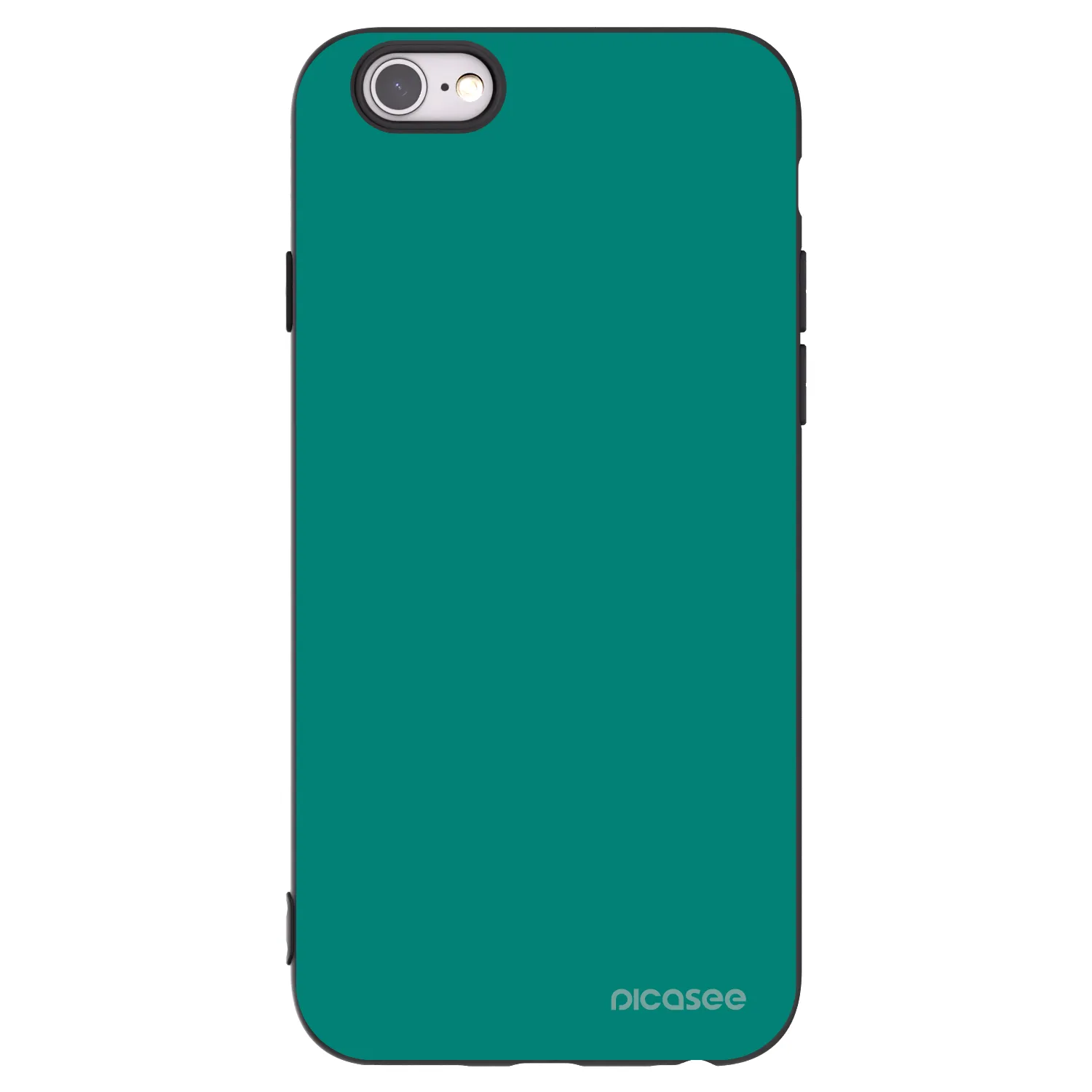 Picasee silikonski črni ovitek za Apple iPhone 6/6S - Emerald Mist
