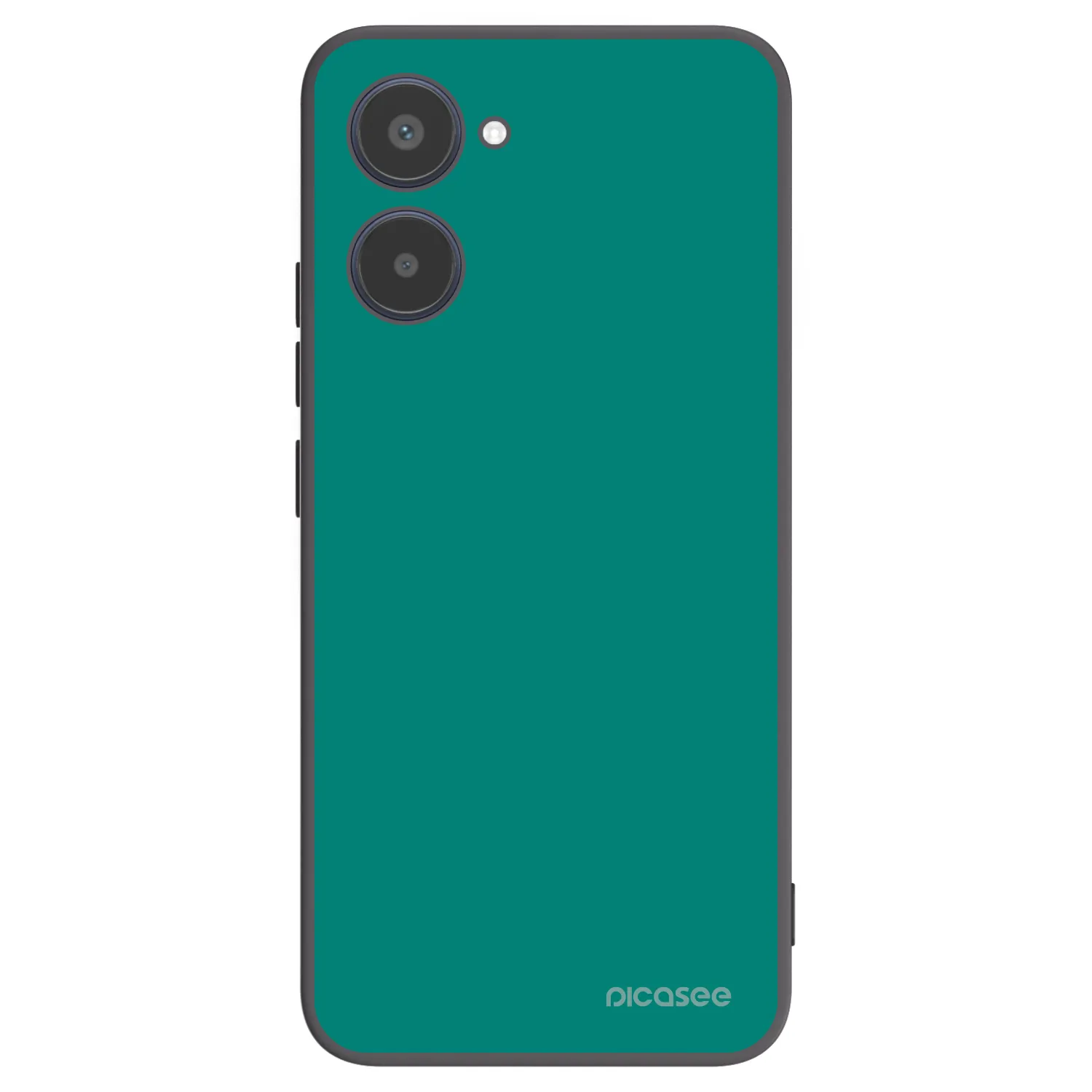 Picasee silikonski črni ovitek za Realme 10 4G - Emerald Mist