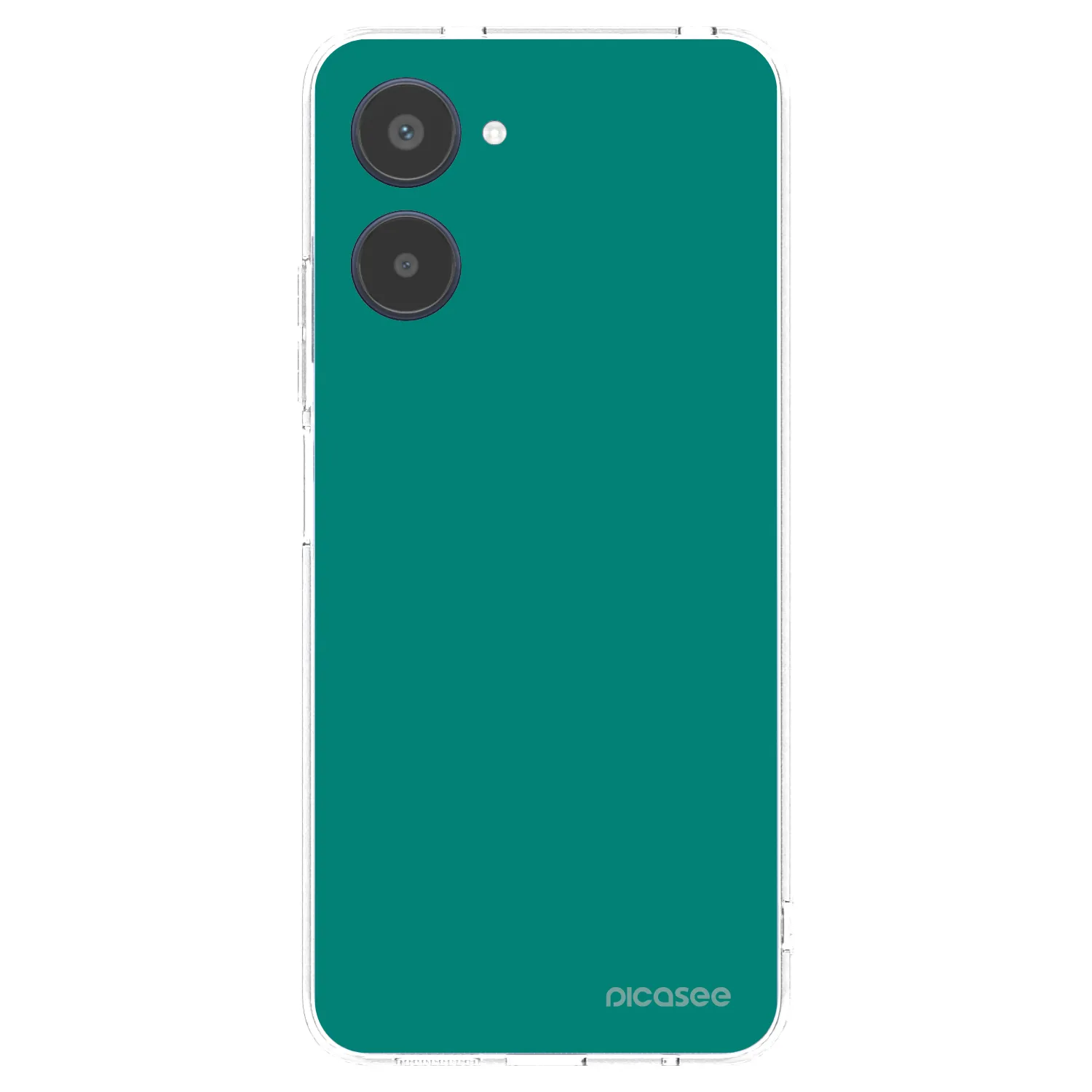 Picasee silikonski prozorni ovitek za Realme 10 4G - Emerald Mist
