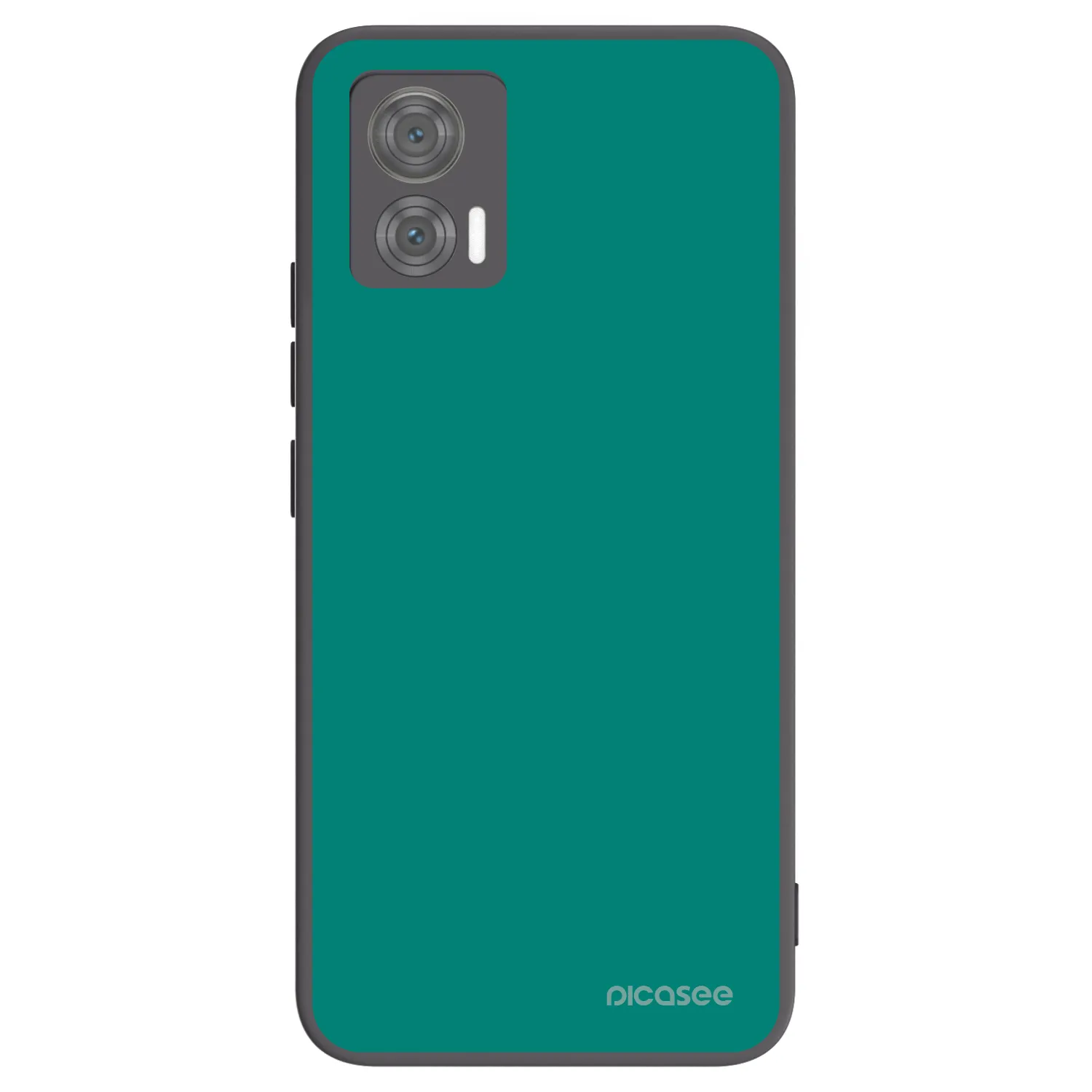 Picasee silikonski črni ovitek za Motorola Edge 30 Neo - Emerald Mist