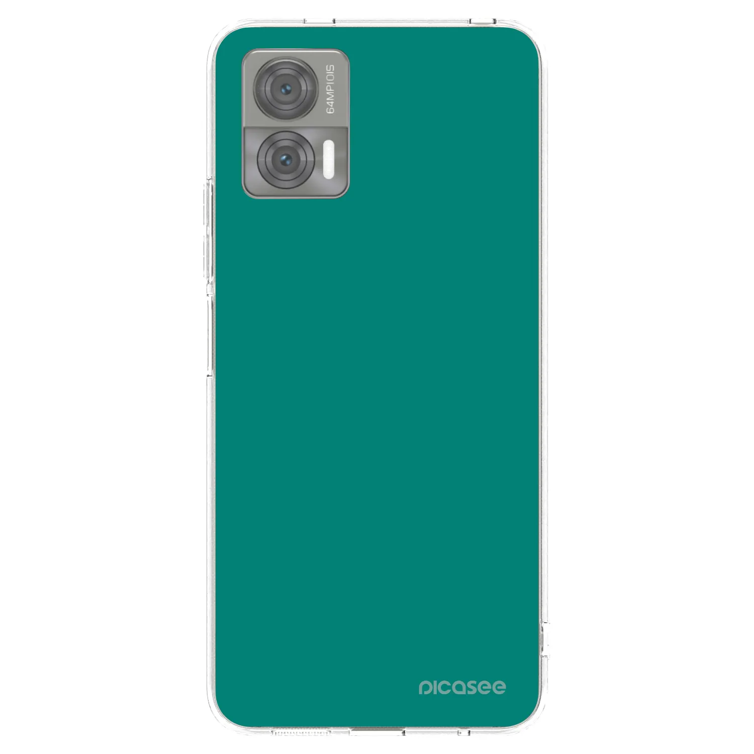 Picasee silikonski prozorni ovitek za Motorola Edge 30 Neo - Emerald Mist