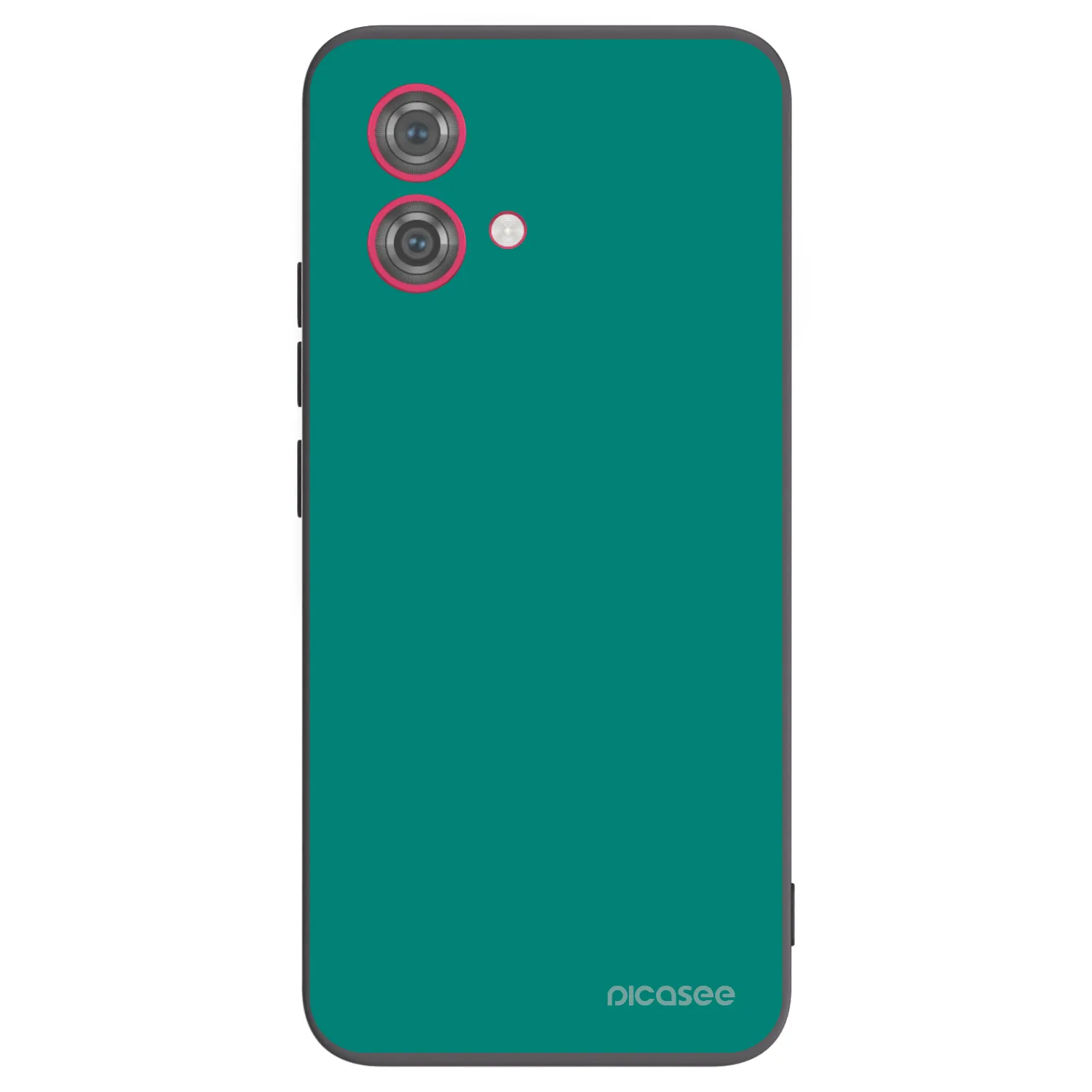 Picasee silikonski črni ovitek za Motorola Moto G84 5G - Emerald Mist