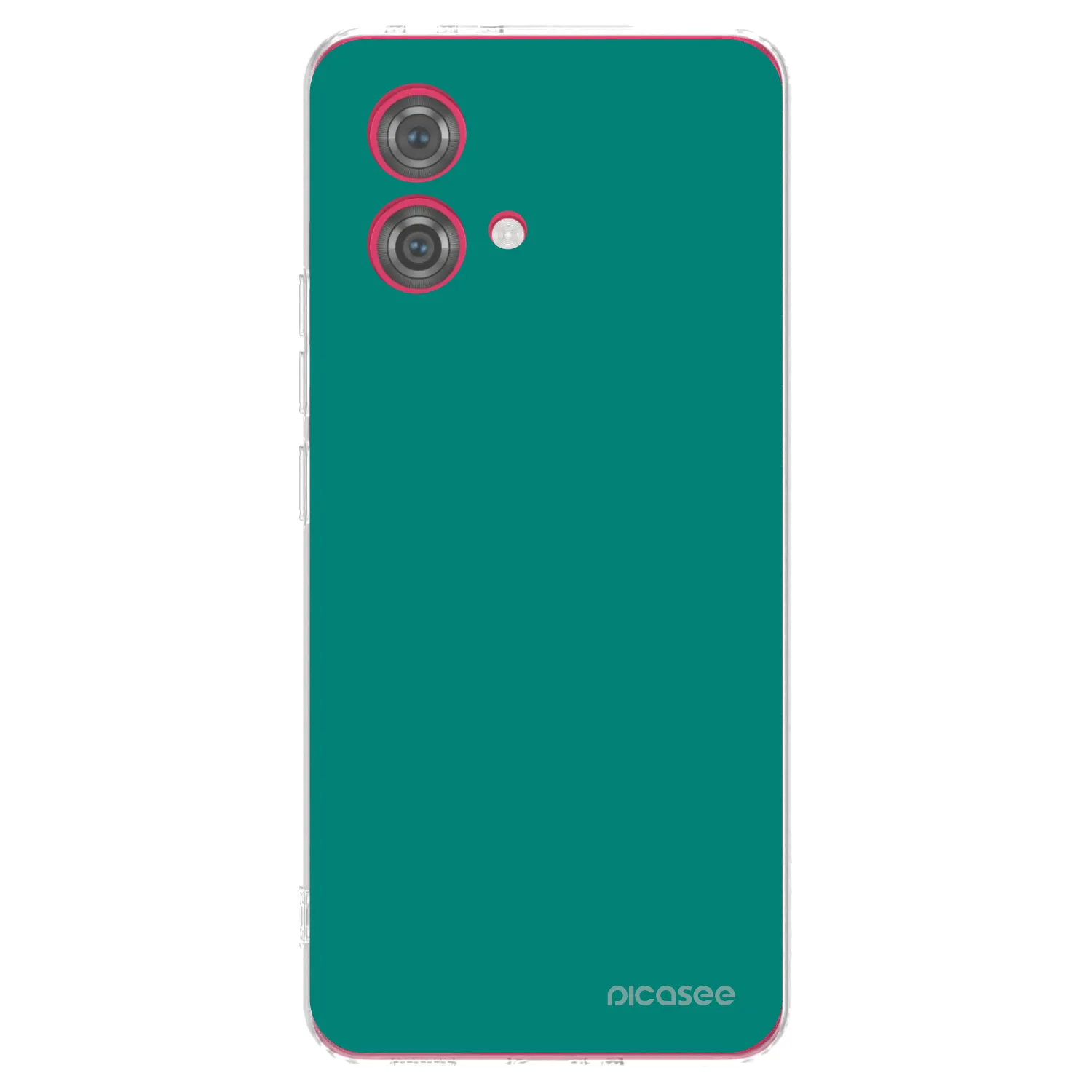 Picasee silikonski prozorni ovitek za Motorola Moto G84 5G - Emerald Mist
