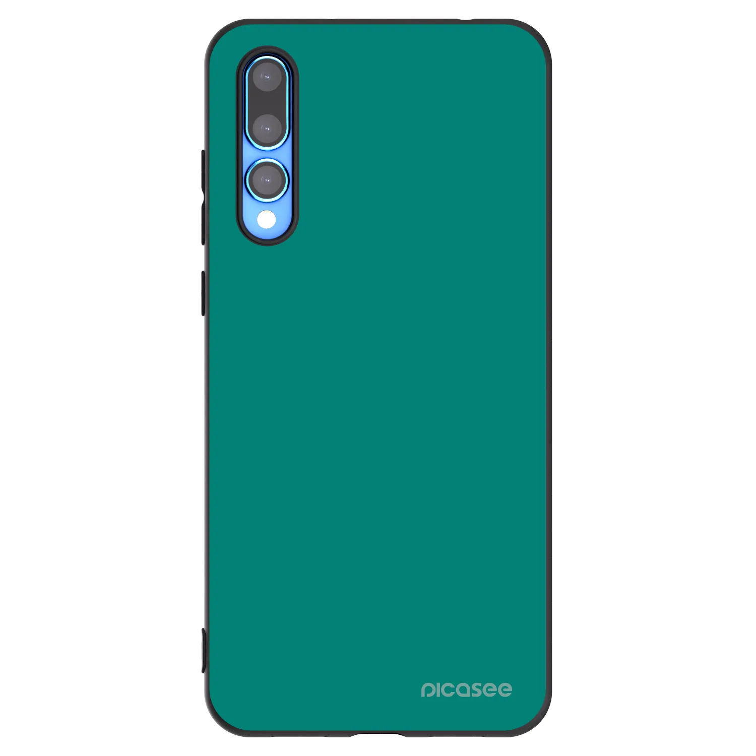 Picasee silikonski črni ovitek za Huawei P20 Pro - Emerald Mist