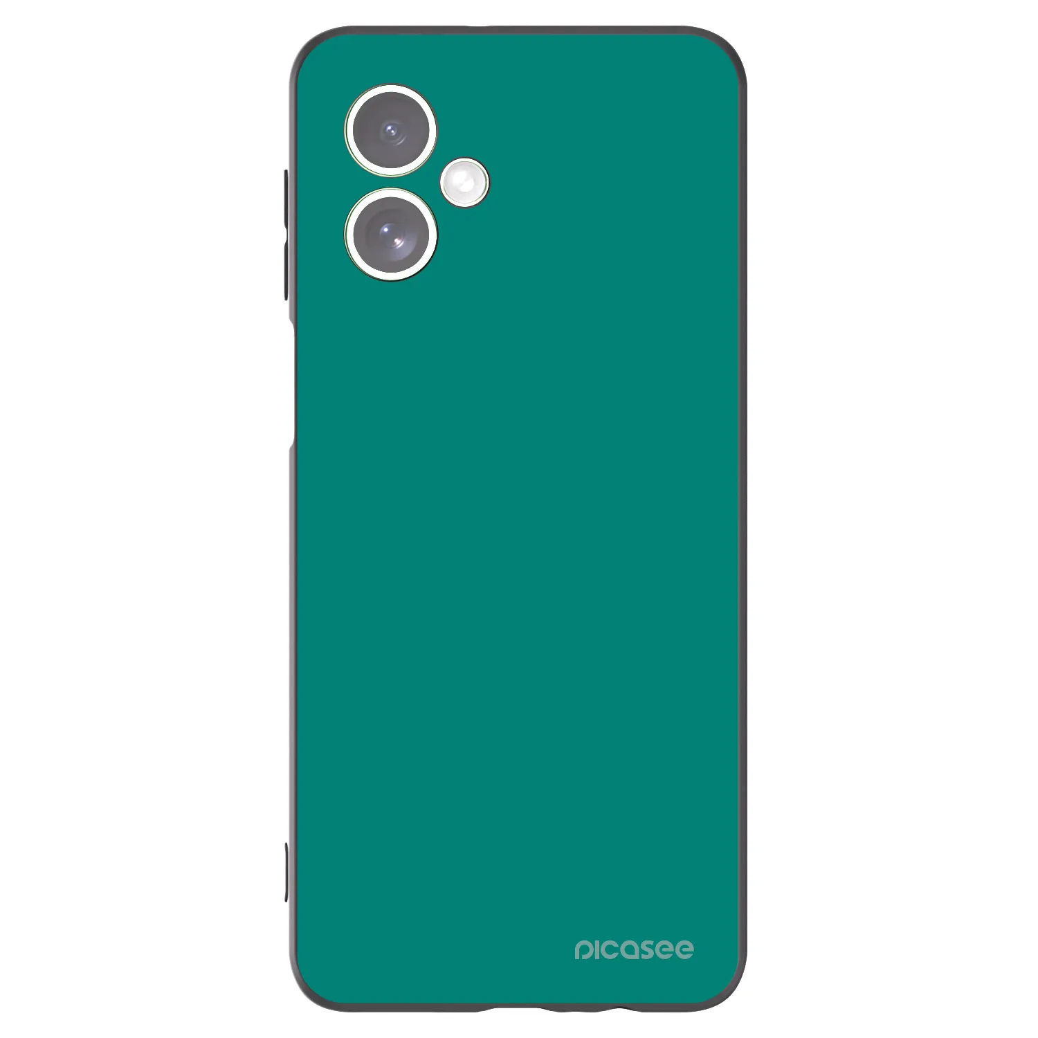 Picasee silikonski črni ovitek za Motorola Moto G54 5G - Emerald Mist