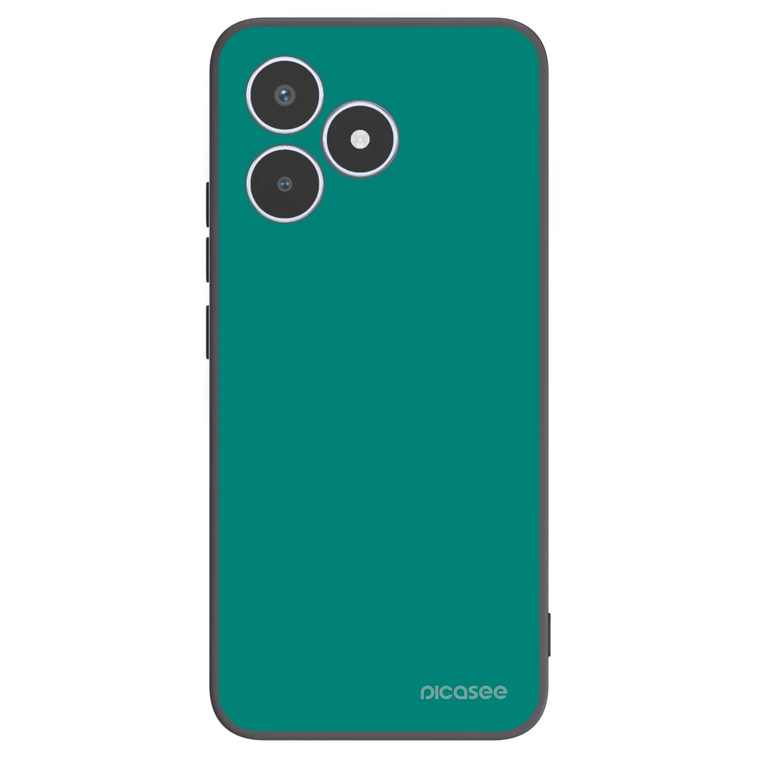 Picasee silikonski črni ovitek za Realme C53 - Emerald Mist