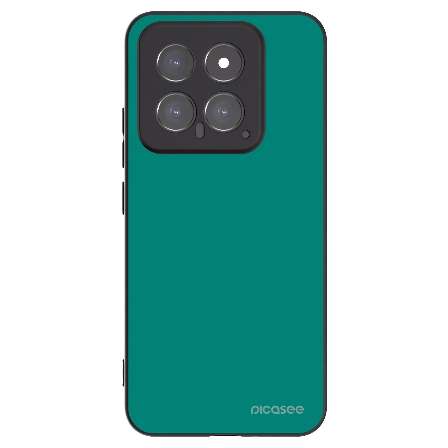 Picasee silikonski črni ovitek za Xiaomi 14 - Emerald Mist