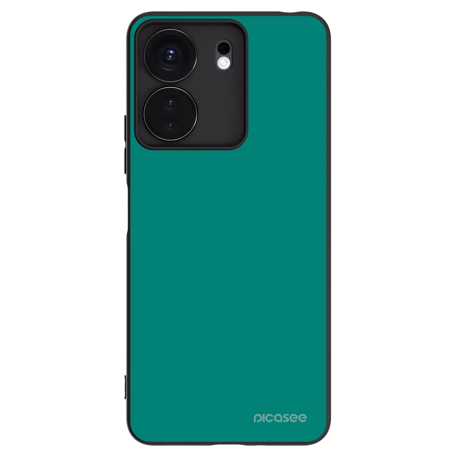 Picasee silikonski črni ovitek za Xiaomi Redmi 13C 4G - Emerald Mist