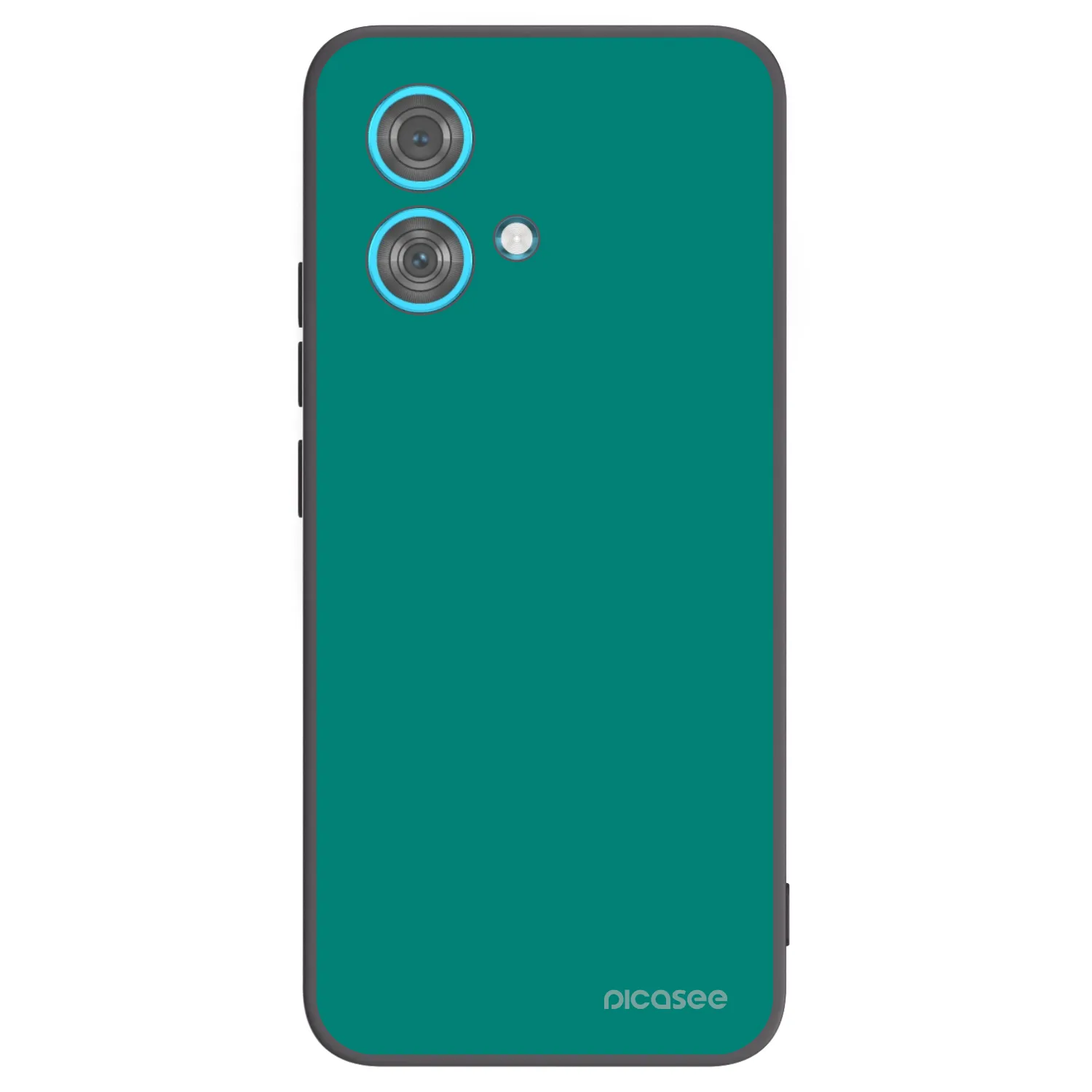 Picasee silikonski črni ovitek za Motorola Edge 40 Neo - Emerald Mist