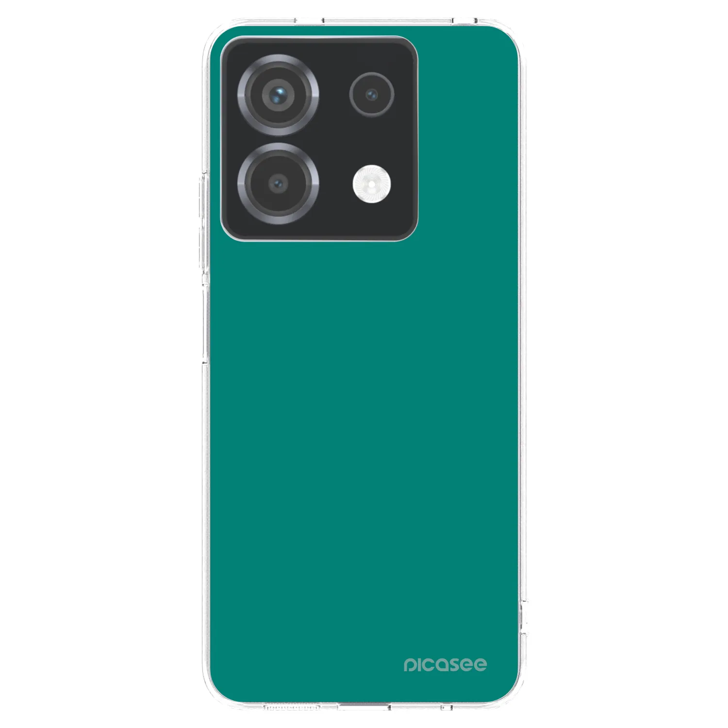 Picasee silikonski prozorni ovitek za Xiaomi Poco X6 - Emerald Mist