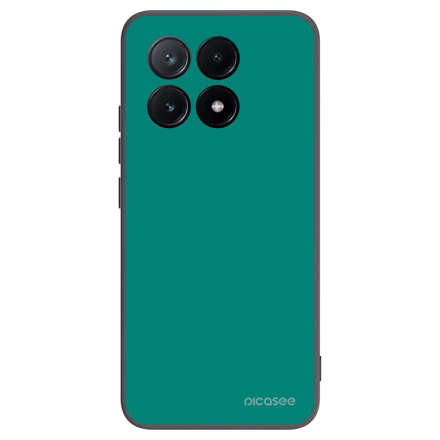 Picasee silikonski črni ovitek za Xiaomi Poco X6 Pro - Emerald Mist