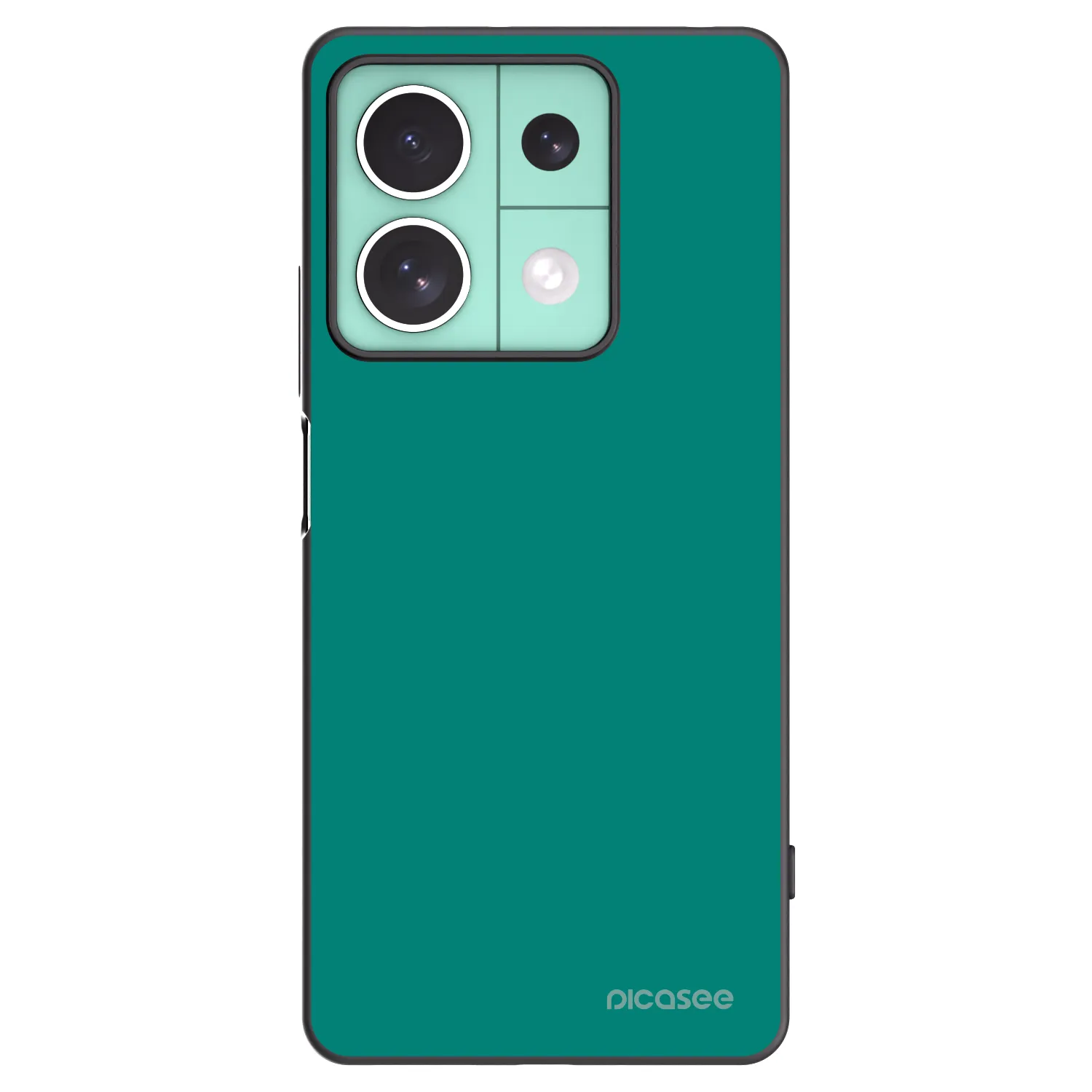 Picasee silikonski črni ovitek za Xiaomi Redmi Note 13 5G - Emerald Mist